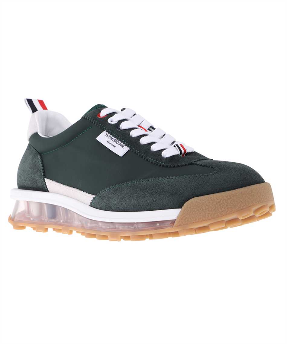 Shop Thom Browne Low-top Sneakers In Green