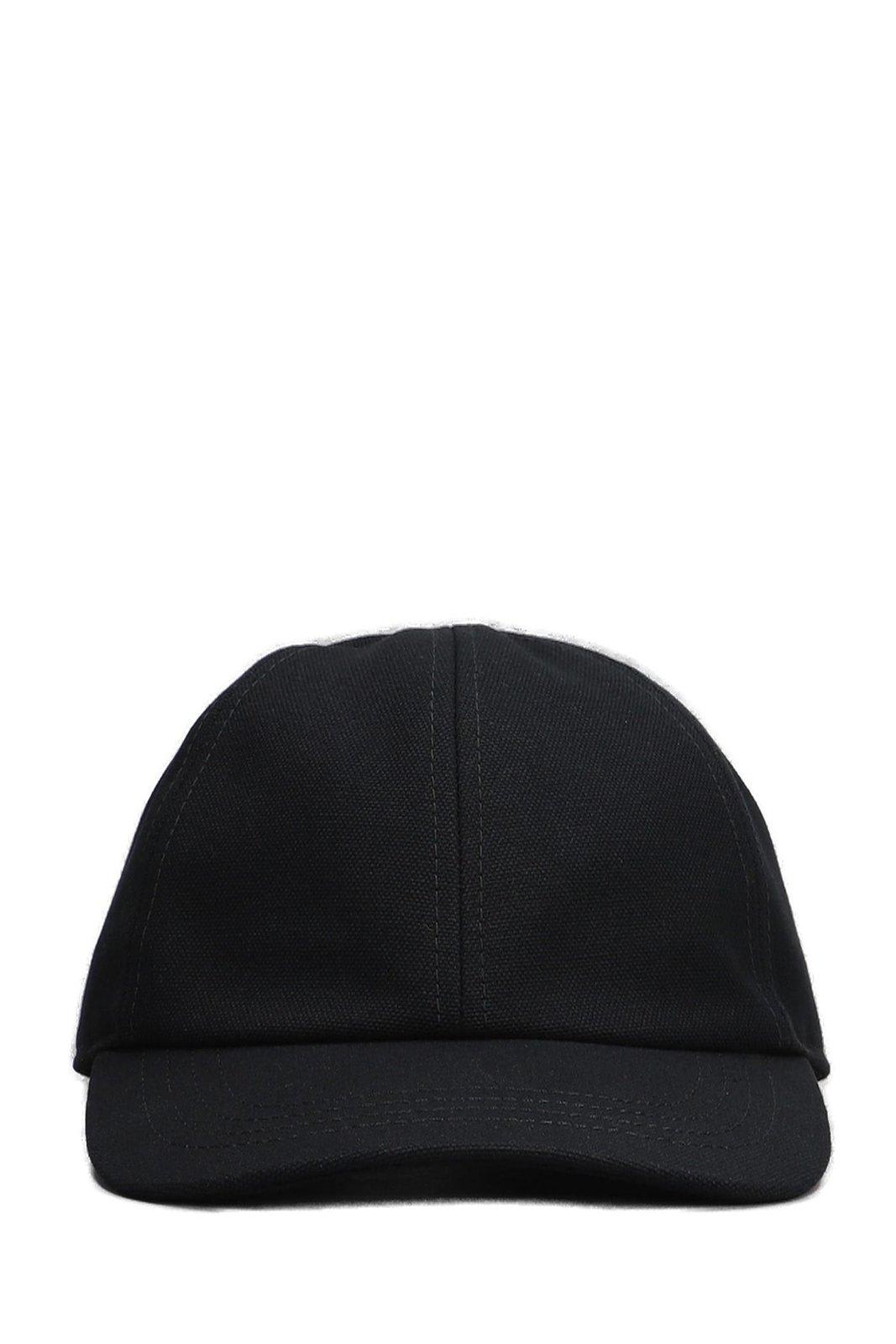 Shop Attico Logo Embroidered Baseball Cap In Black