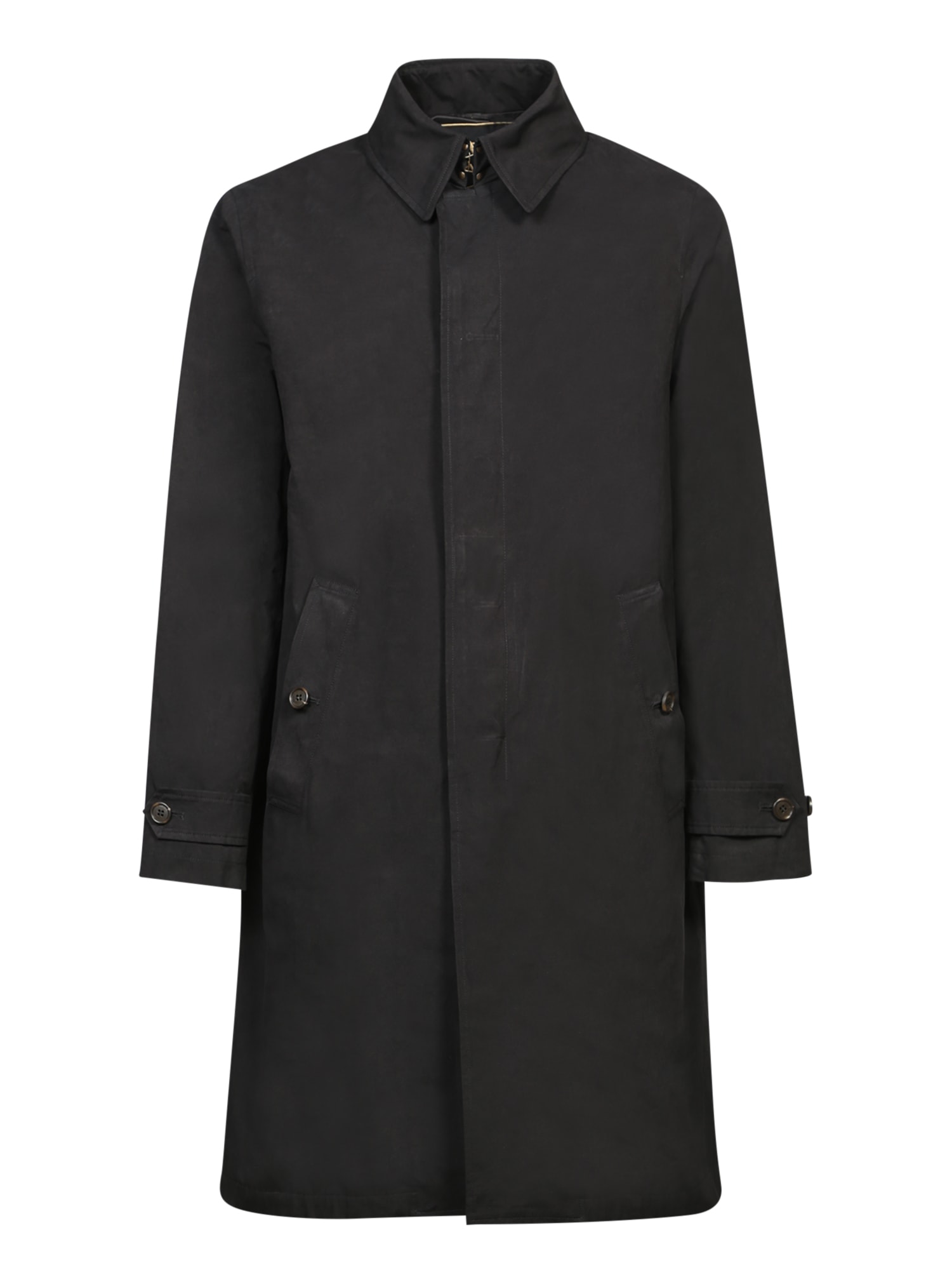 Black Waterproof Trench