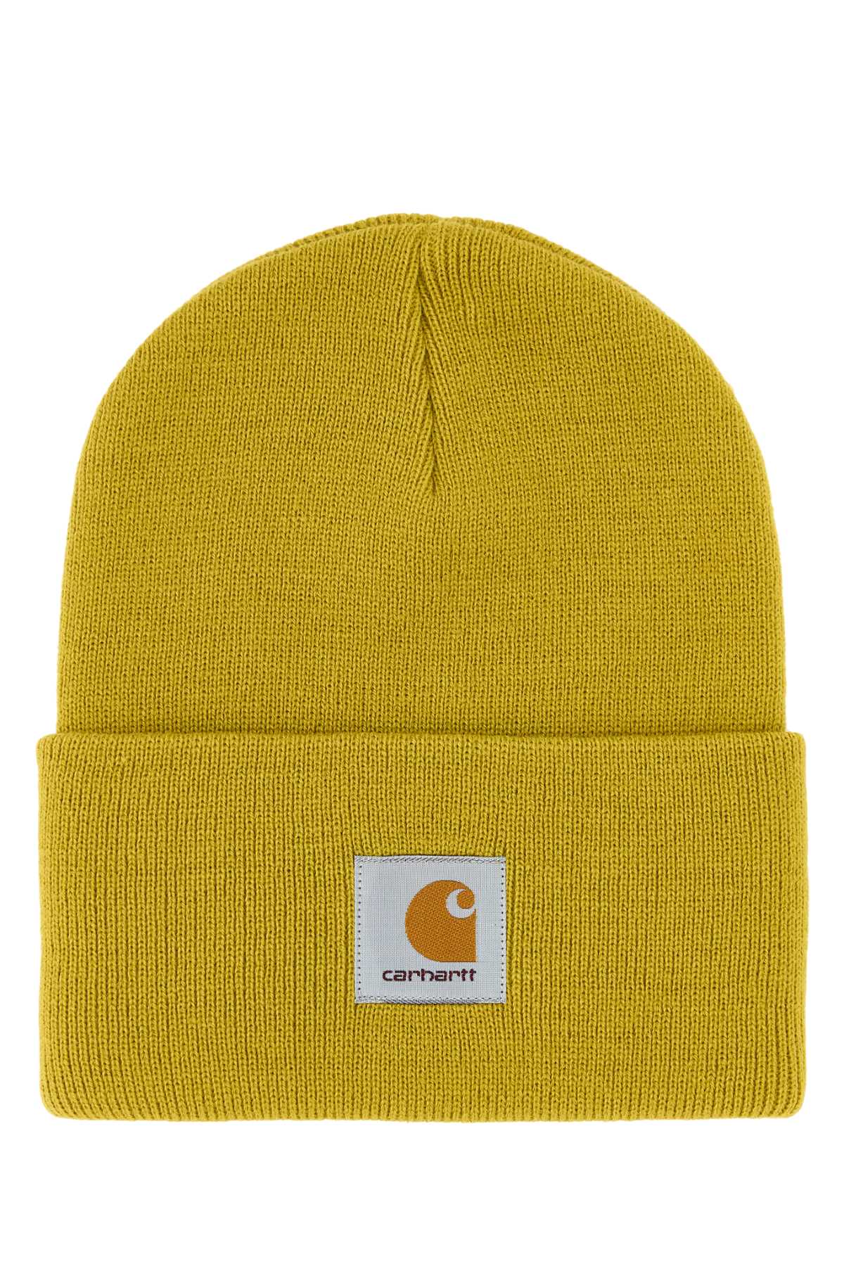 Mustard Acrylic Watch Hat