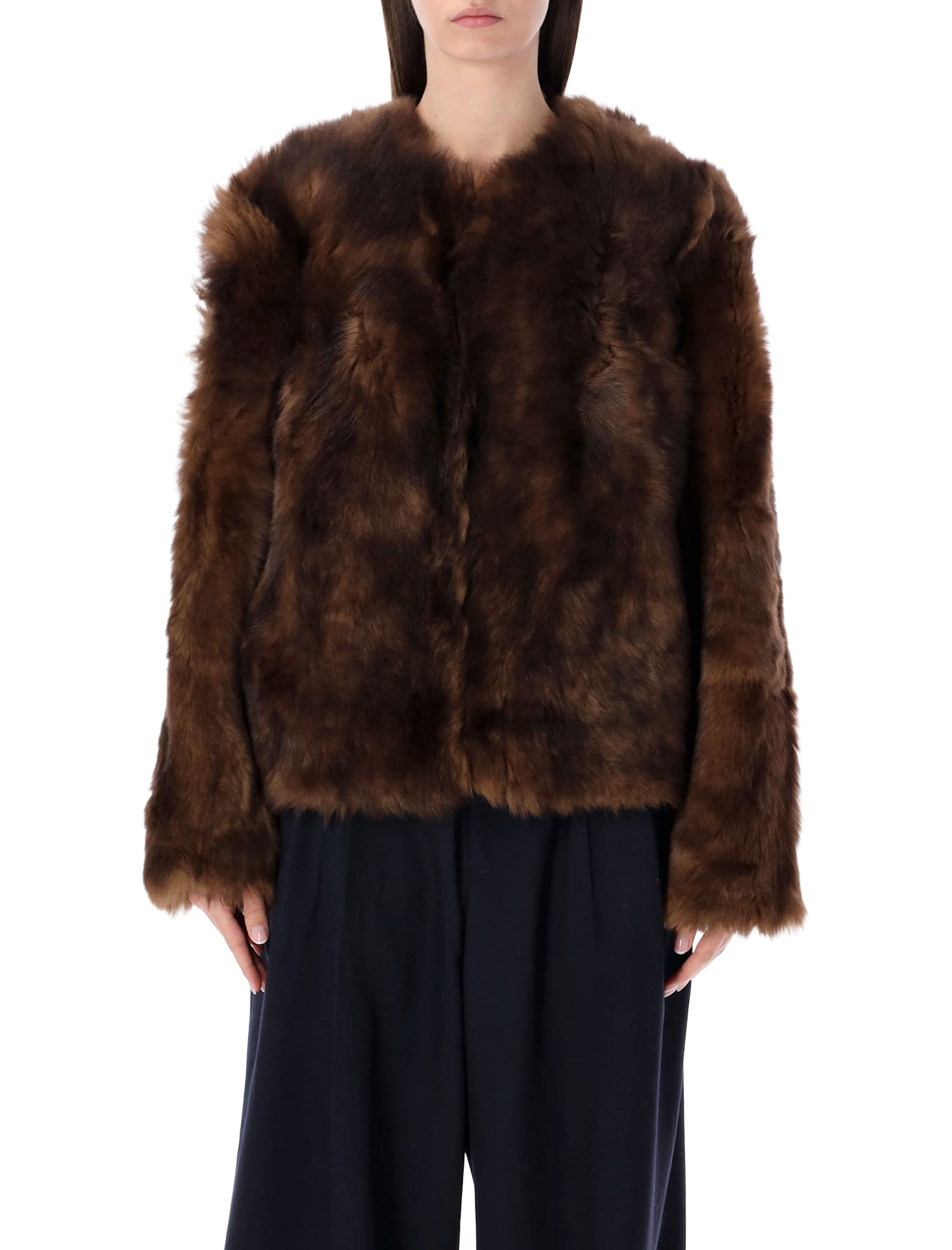 Zimmermann Hypnotic Brown Shearling Jacket