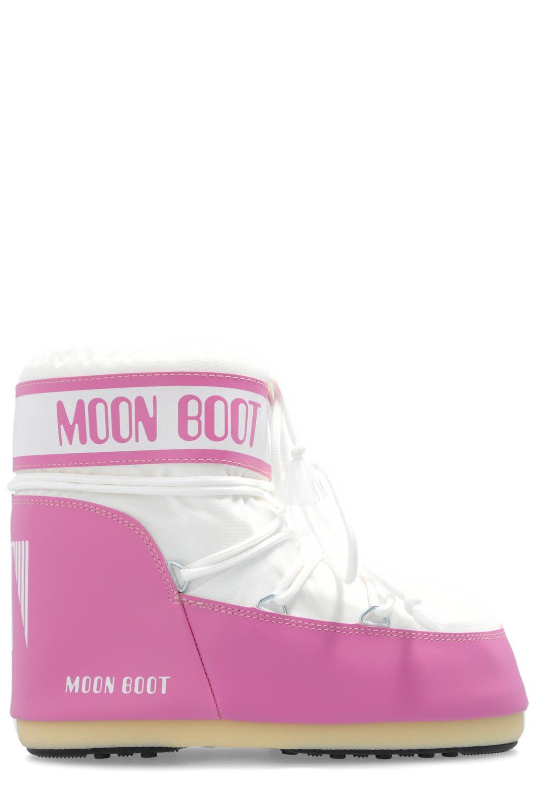 Icon Logo Printed Lace-up Boots