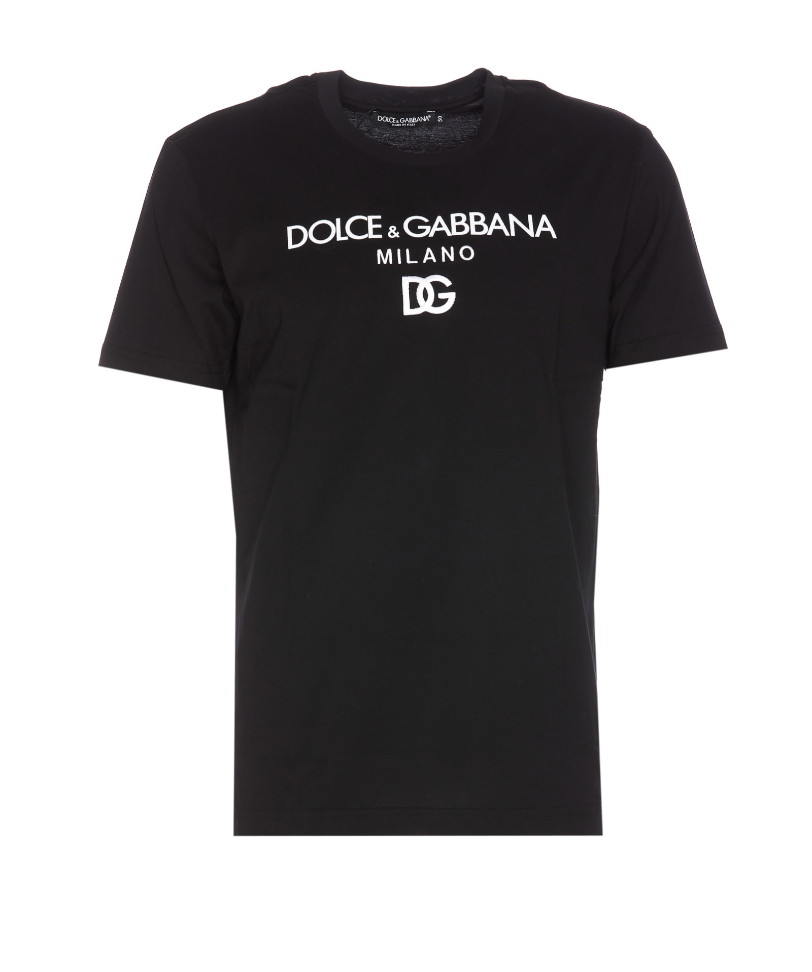 Dolce & Gabbana Dg Logo T-shirt In Black
