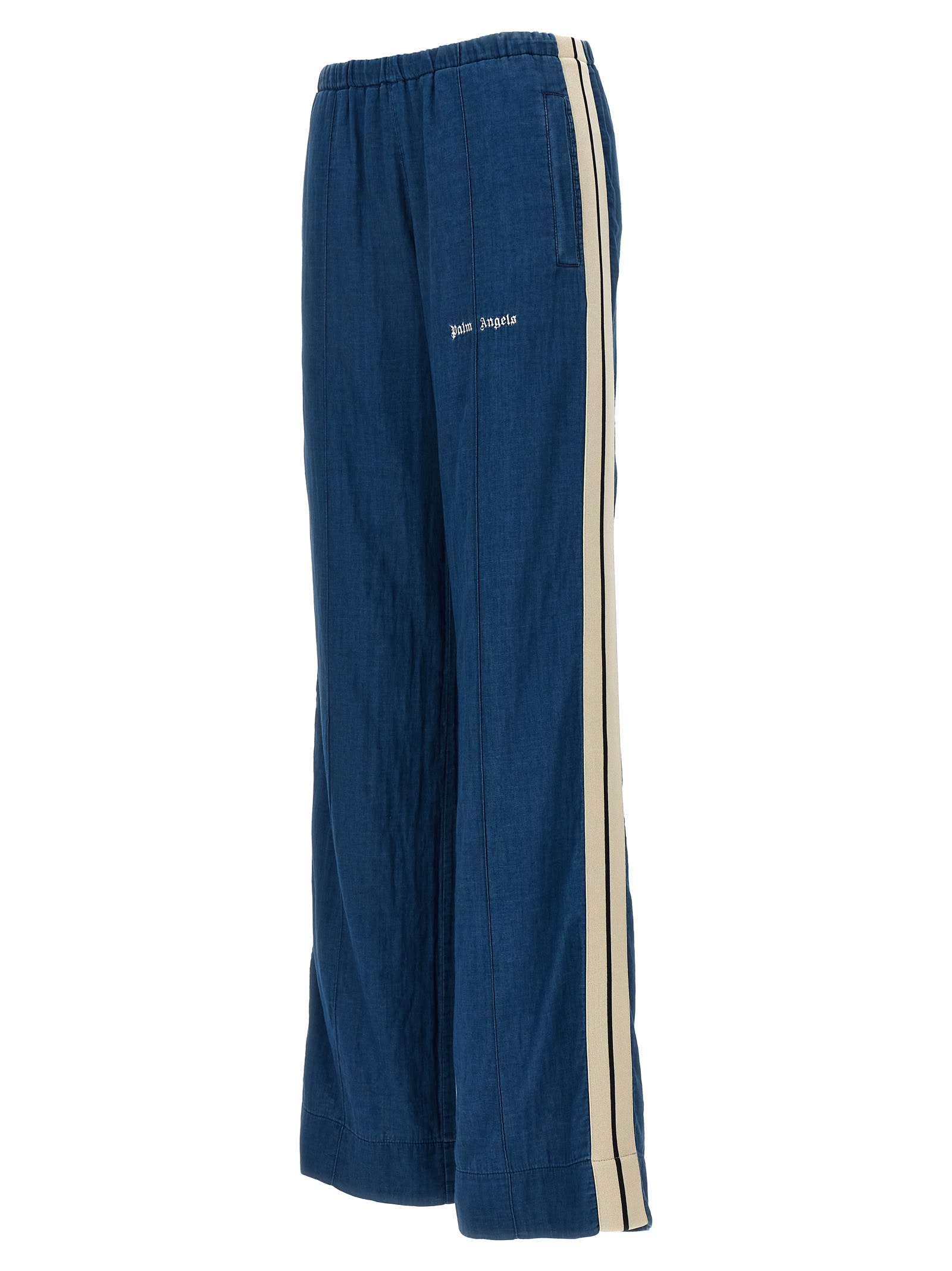 Shop Palm Angels Track Joggers In Blue