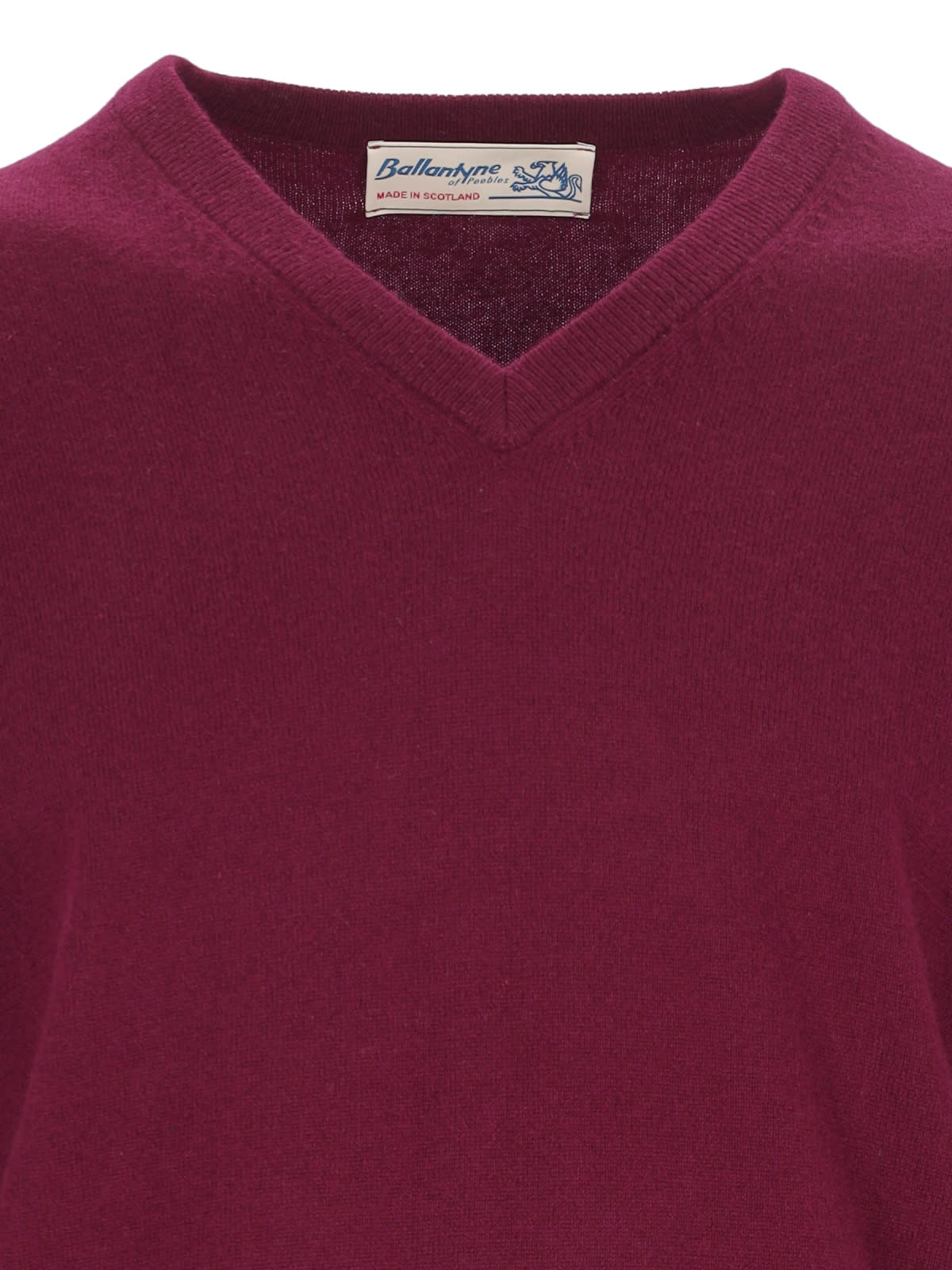 Shop Ballantyne V-neck Sweater In Red