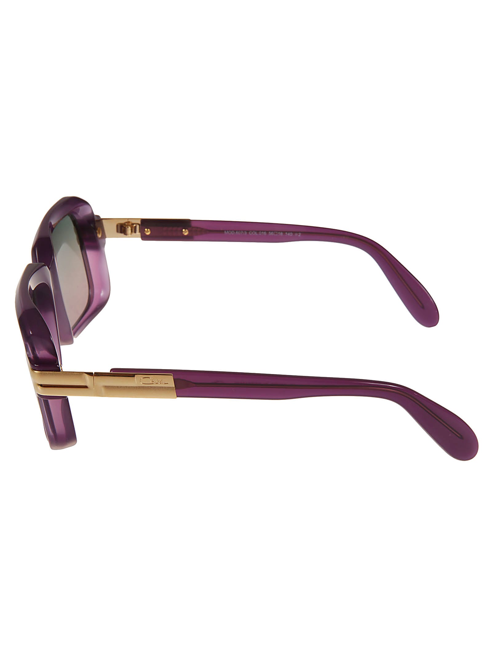 Shop Cazal Square Frame Sunglasses In Violet