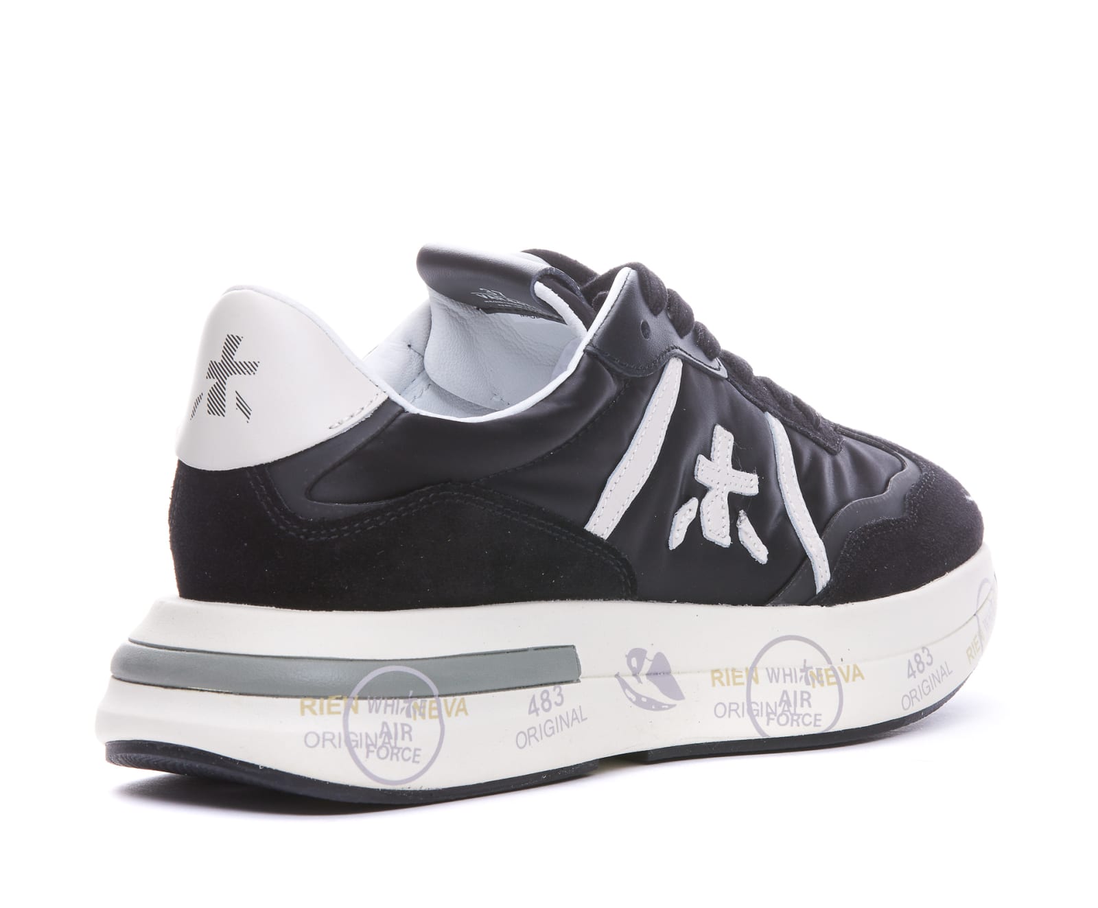 Shop Premiata Cassie Sneakers In Black