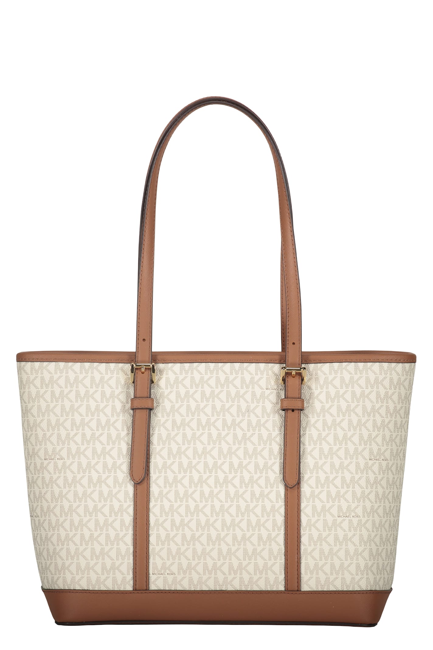 Michael Kors Logo Detail Tote Bag In White