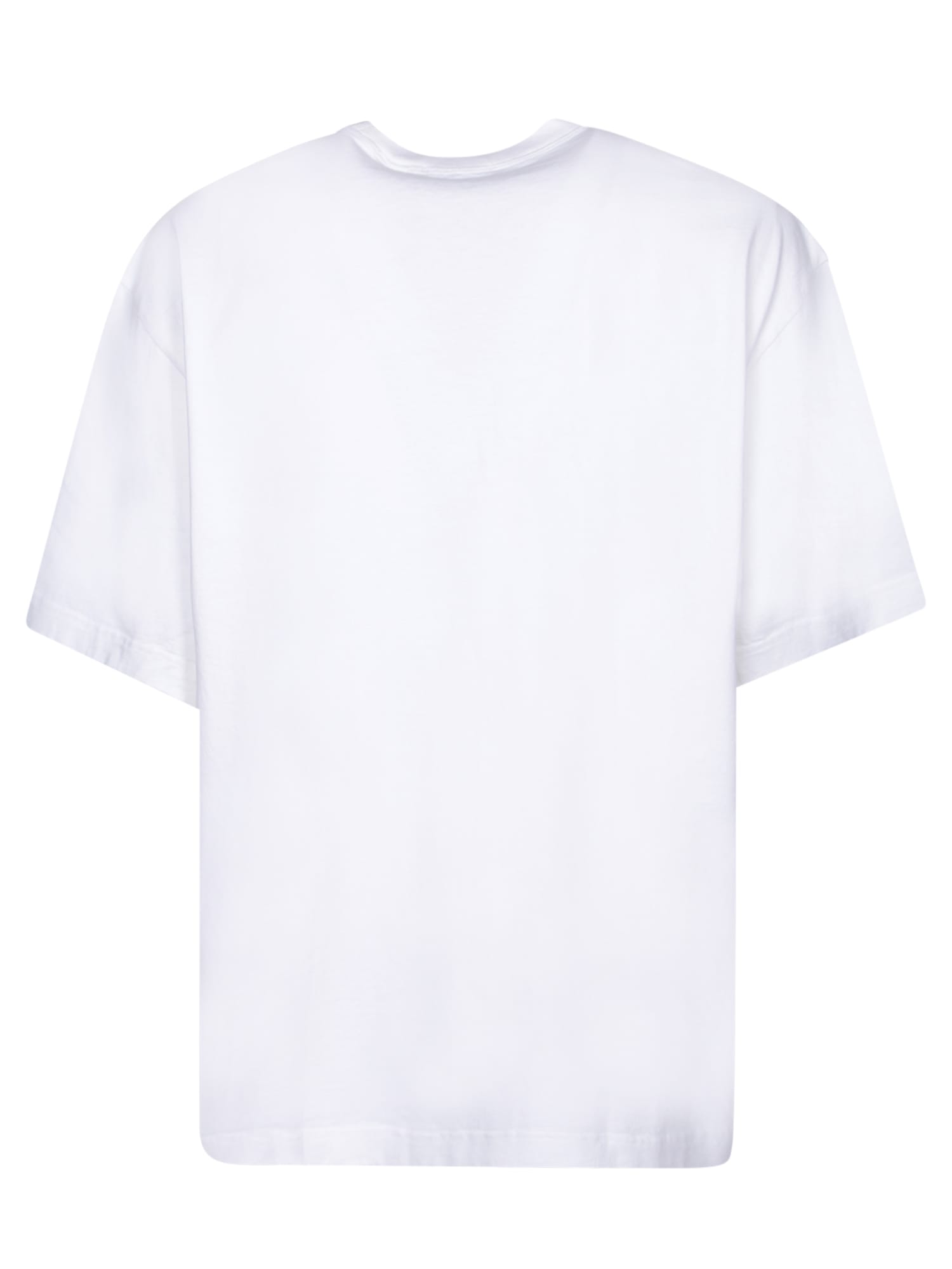 Shop Axel Arigato Logo-embroidered T-shirt In White