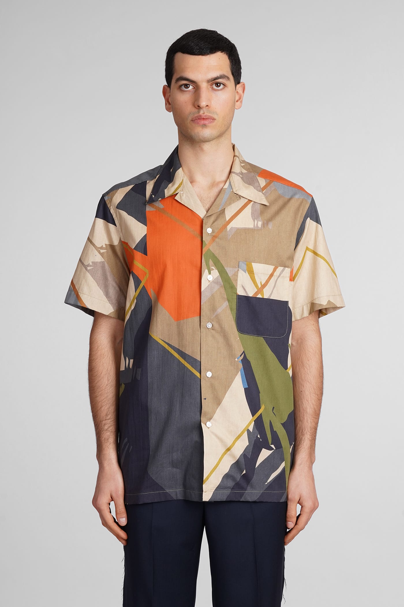 Jeremy Shirt In Multicolor Cotton