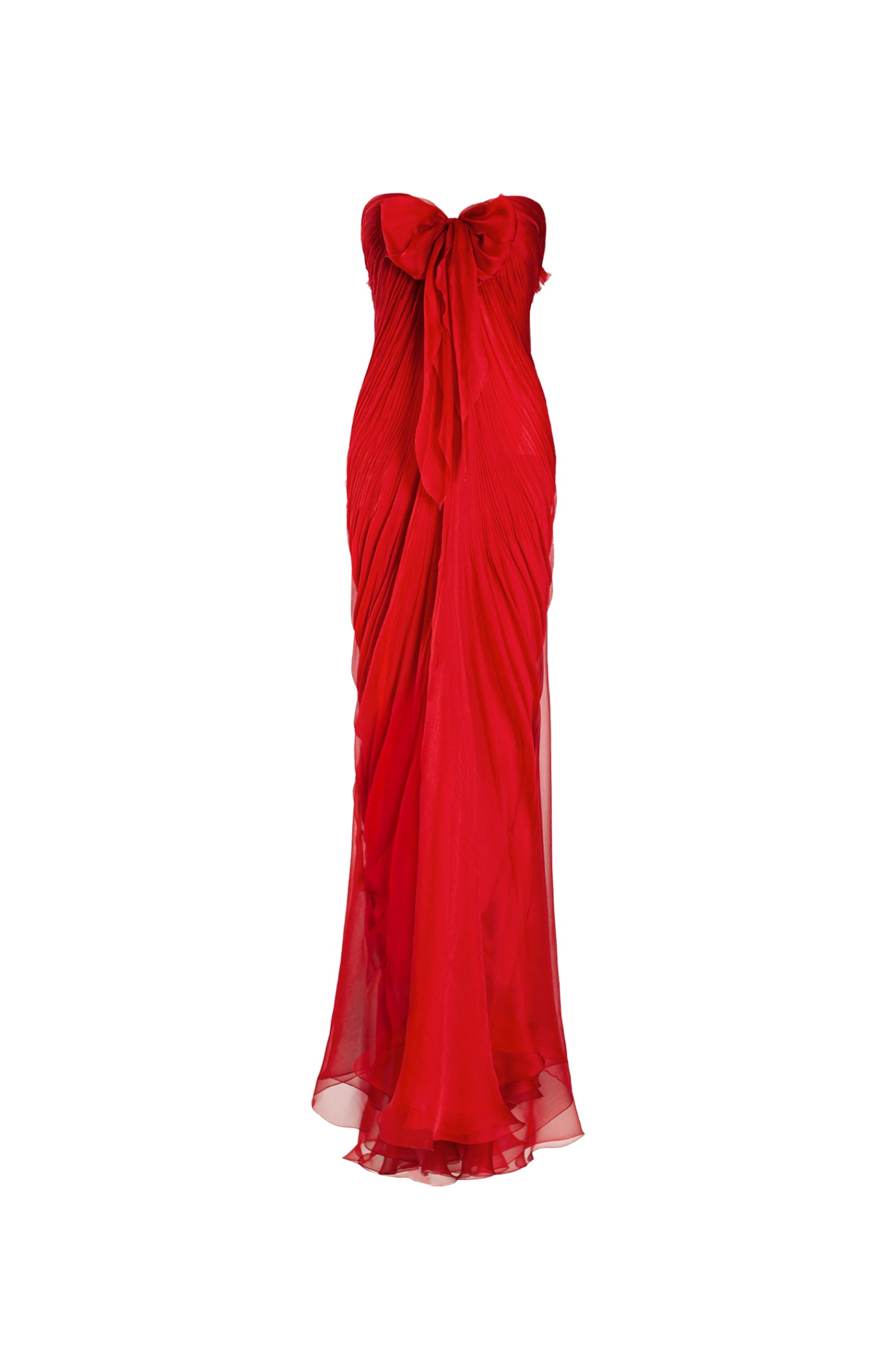 Shop Maria Lucia Hohan Lyna Dress In Red