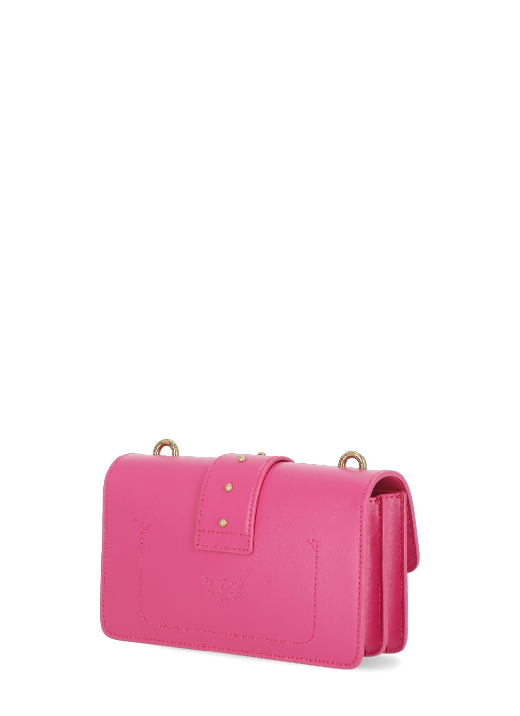 Shop Pinko Love One Mini Bag In Fuchsia