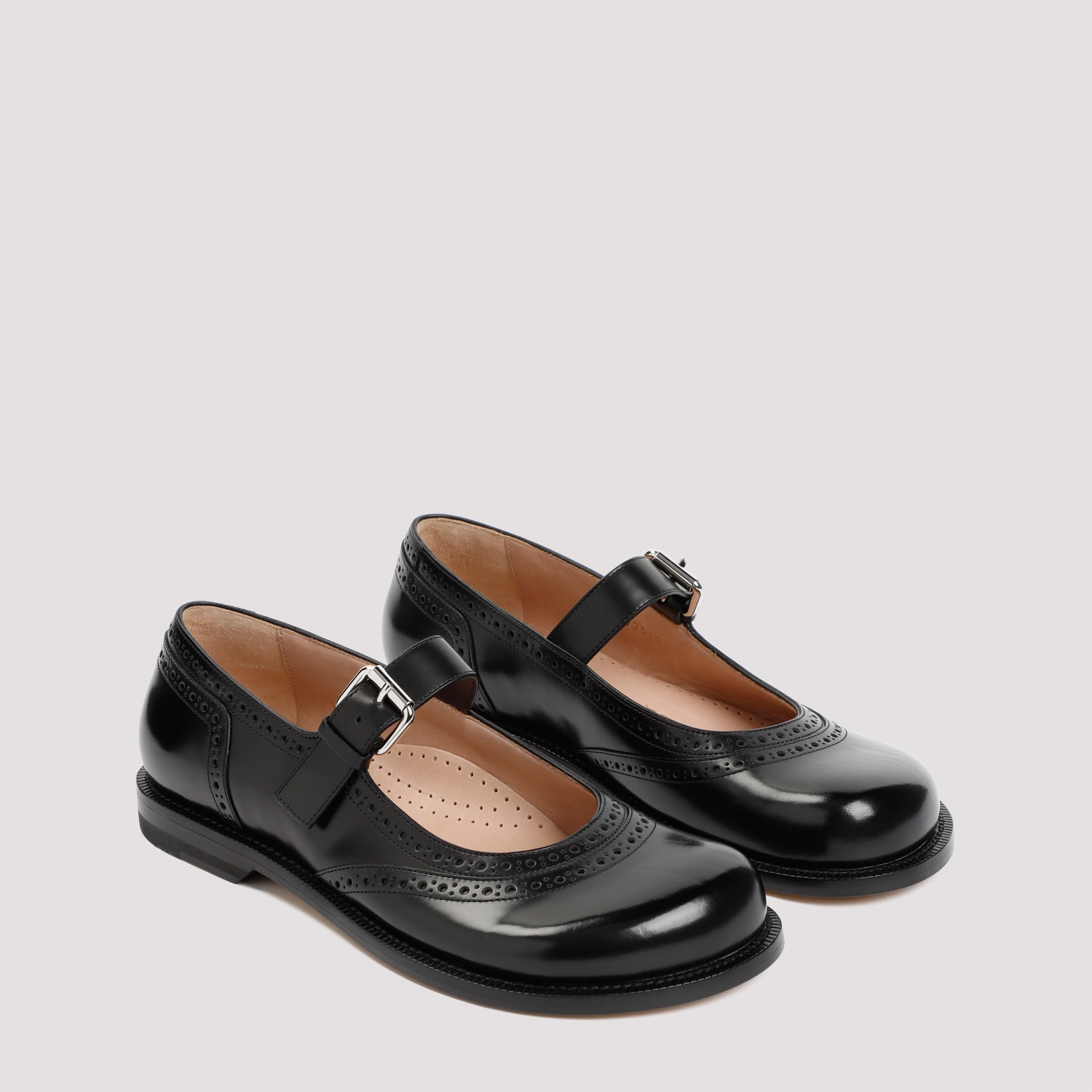 Shop Loewe Campo Mary Jane In Black