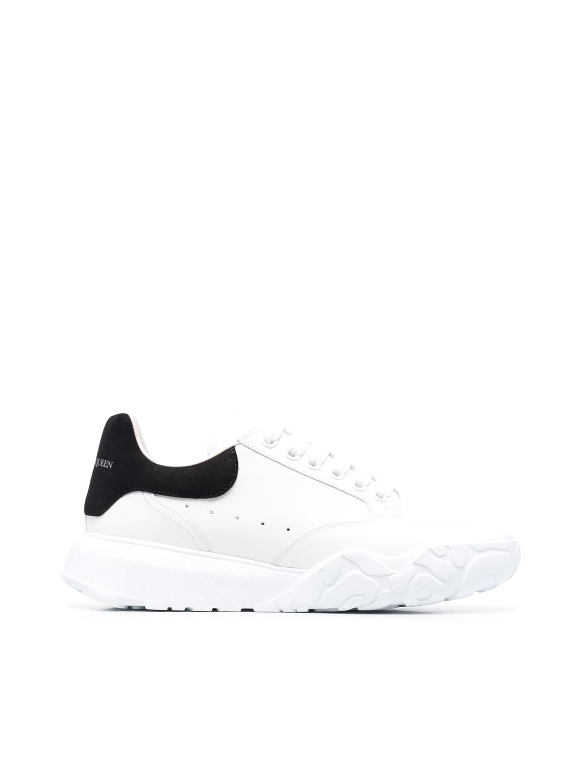 Alexander McQueen Leather Upper And Rubber Sneakers