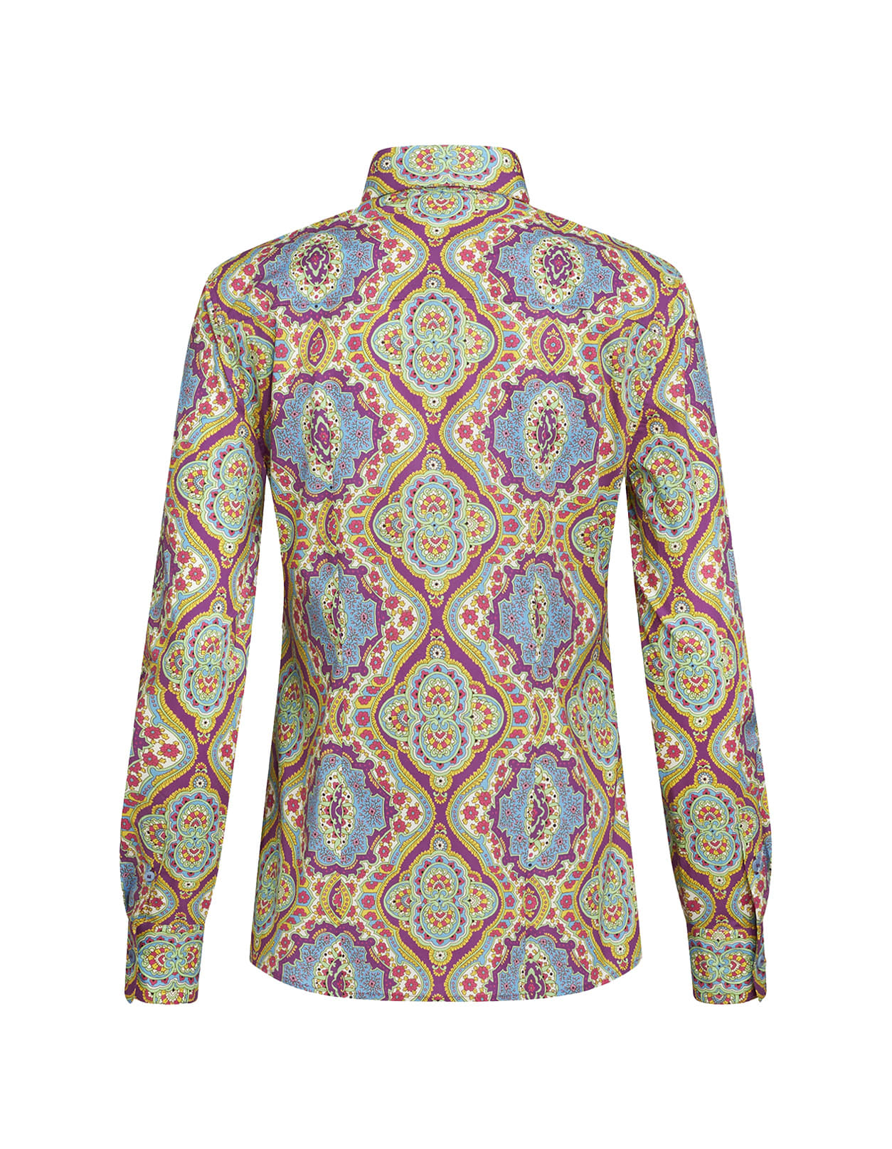 Shop Etro Shirt With Medallion Print In Multicolour