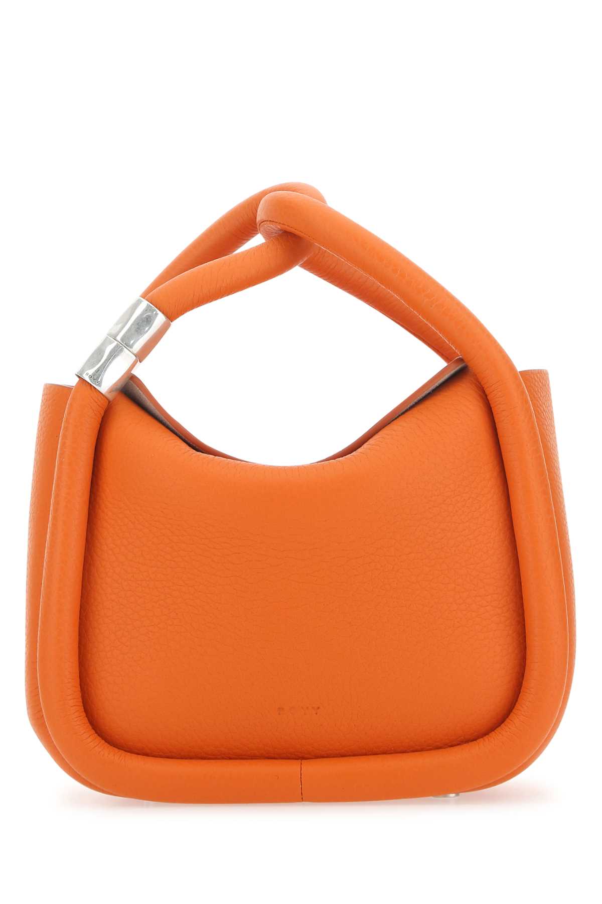 Orange Leather Wonton 20 Handbag