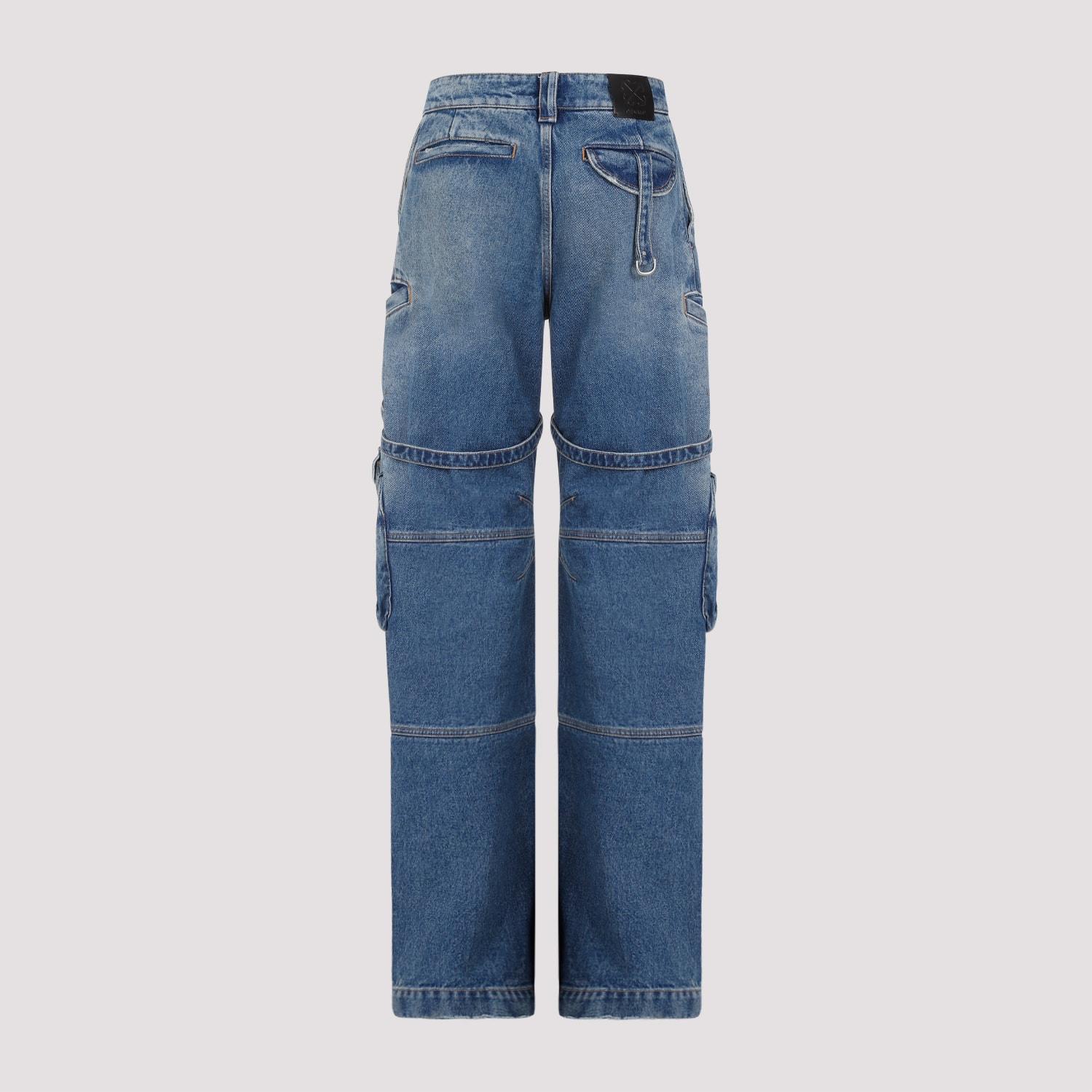 Shop Off-white Cargo Over Pants In Blue