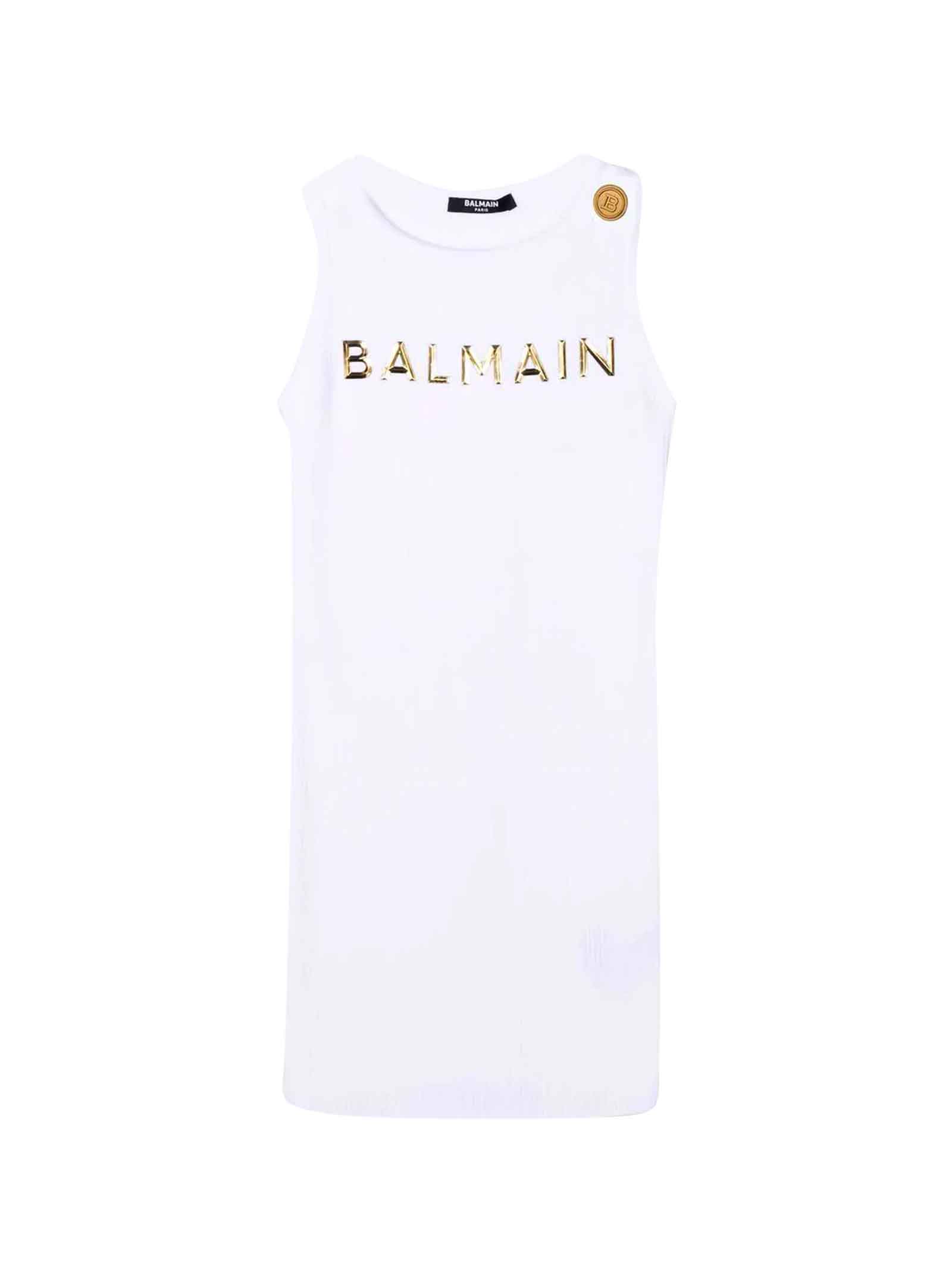 Balmain White Girl Dress
