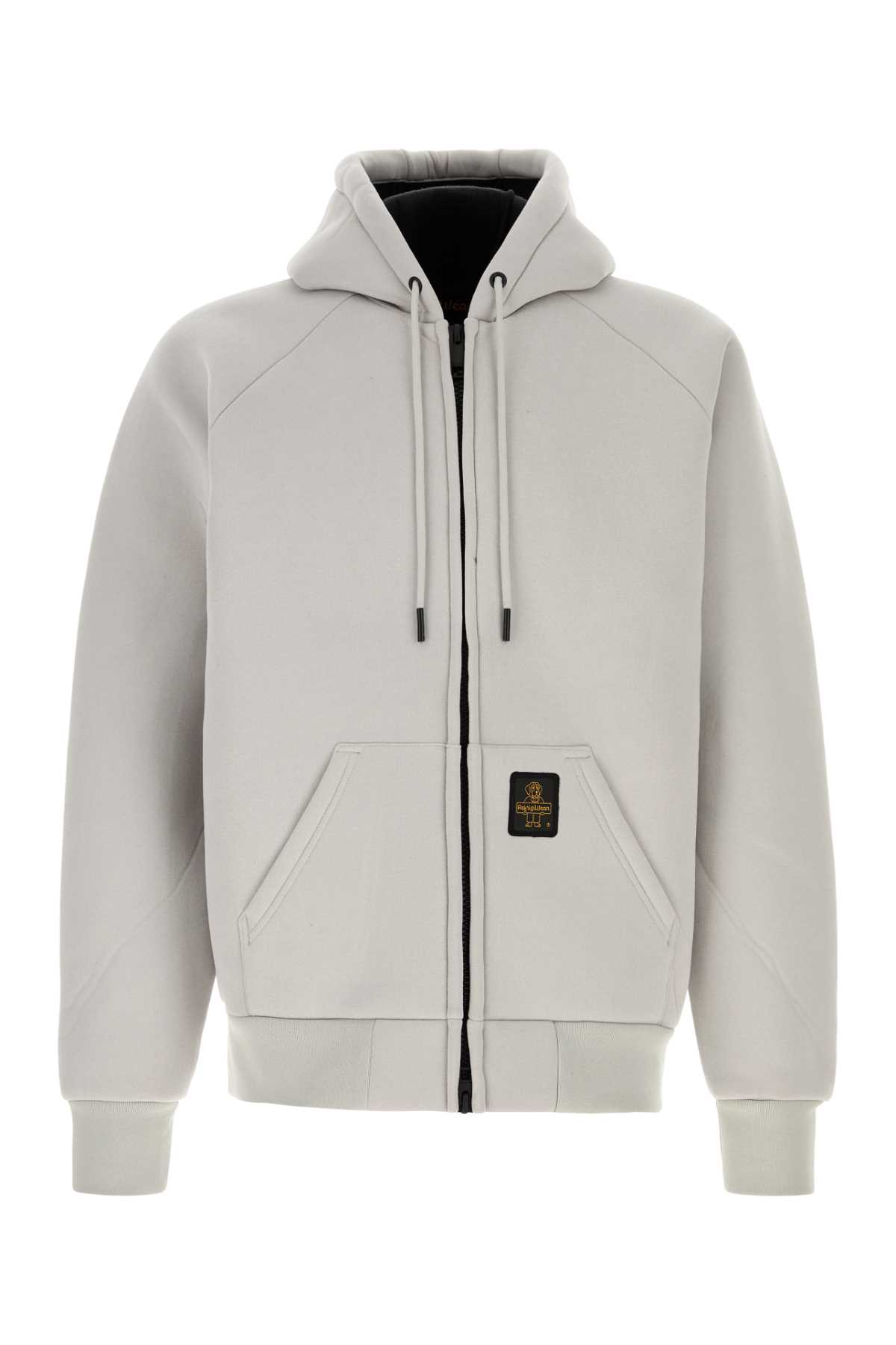Refrigiwear Light Grey Cotton Blend Frankie Sweatshirt In Neutral