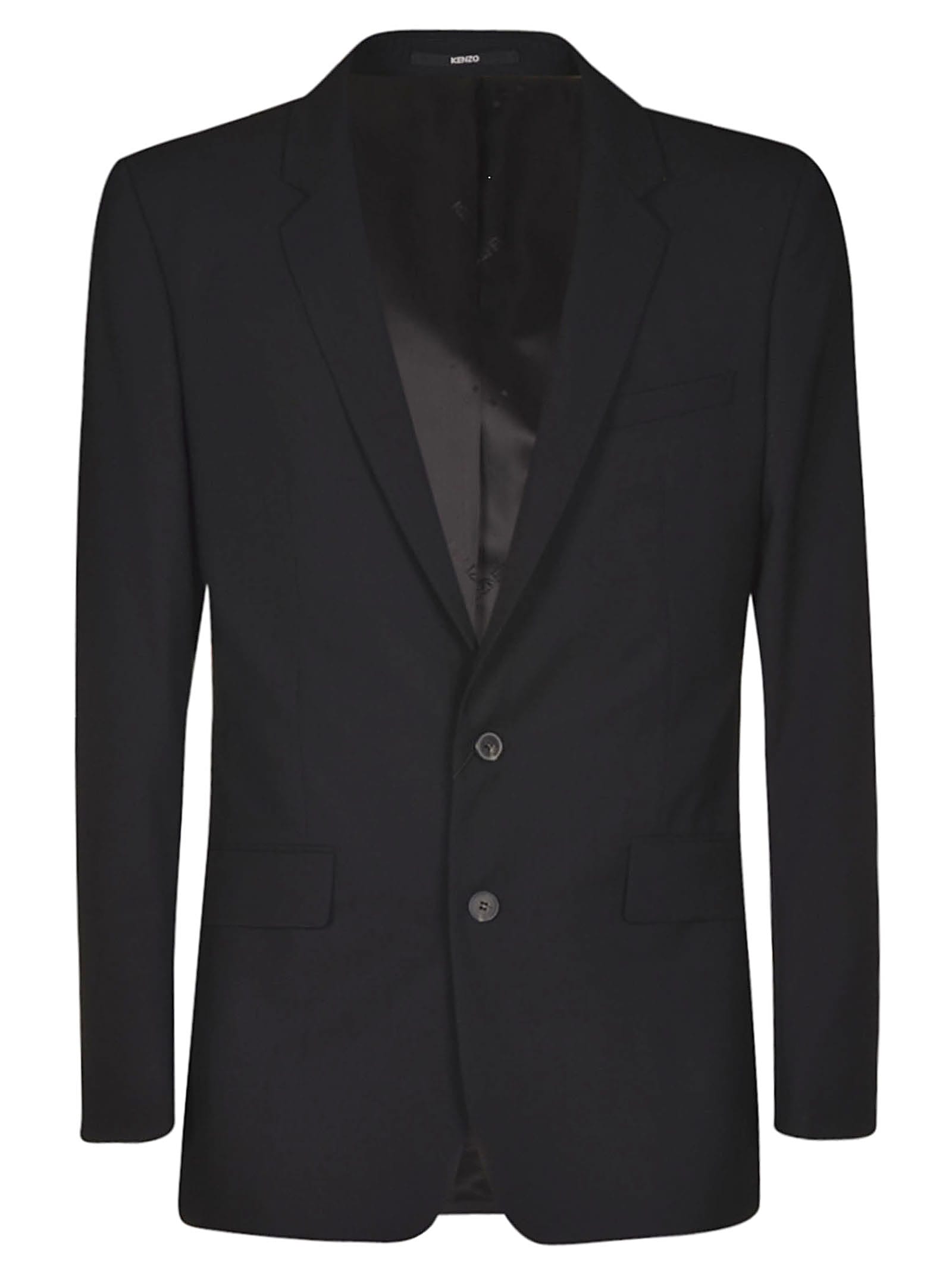 Kenzo Formal Slim Jacket In Black