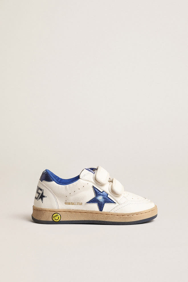 Golden Goose Ball Stop Sneakers With Tear