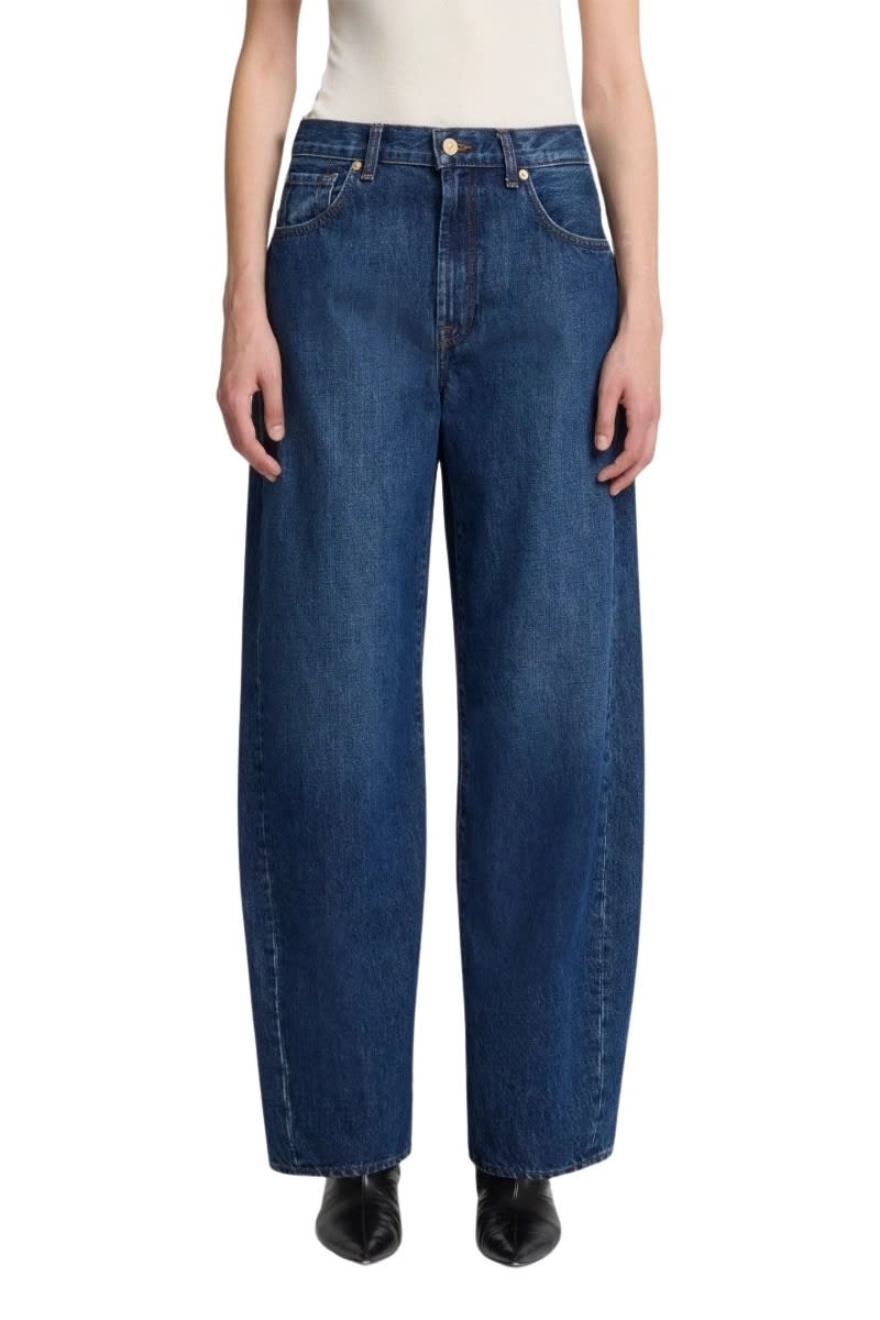 7 For All Mankind Twisted Bonnie Radar In Blue