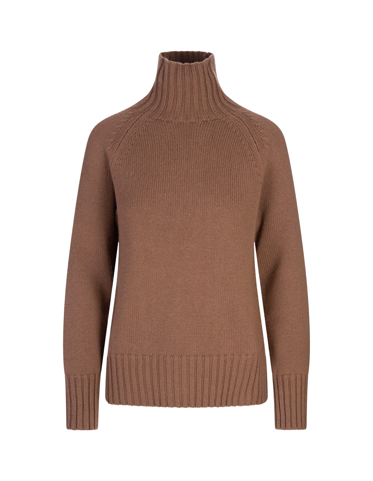 'S Max Mara Camel Mantova Turtleneck Sweater