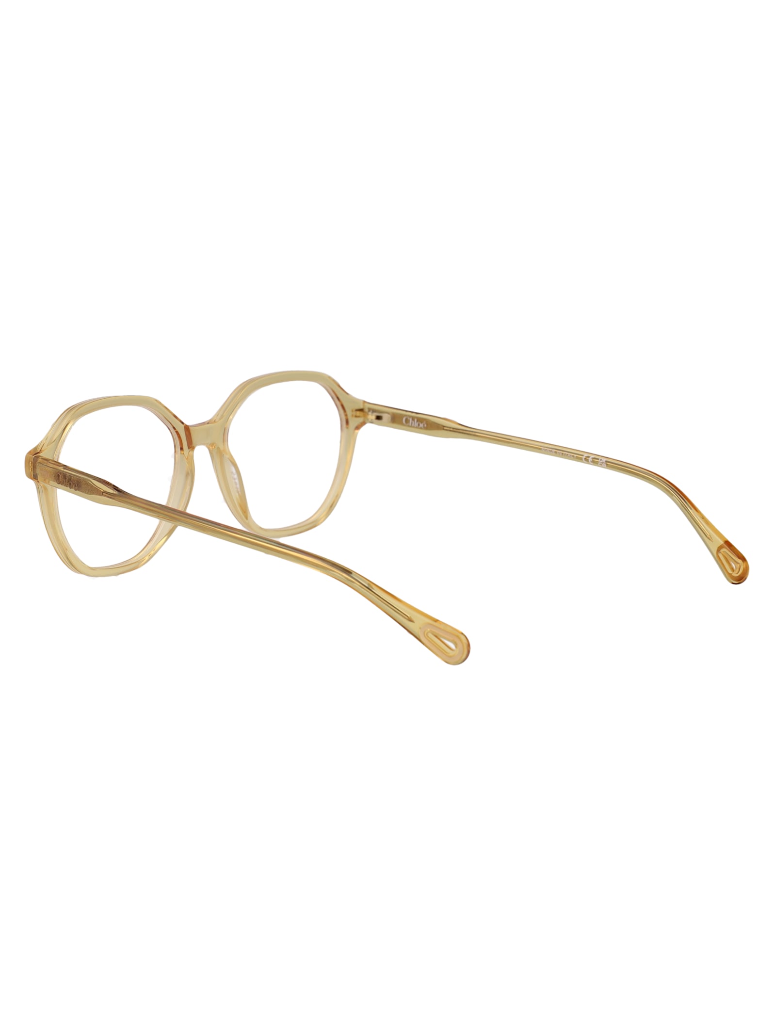 Chloé Ch0312o Glasses In Orange-orange-transparent