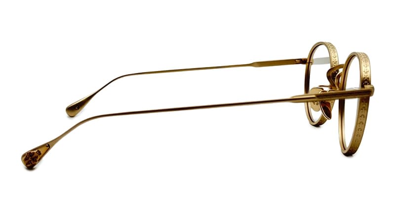 Chrome Hearts Thick - Gold Plated / Matte Gold Plated Rx Glasses In Brown