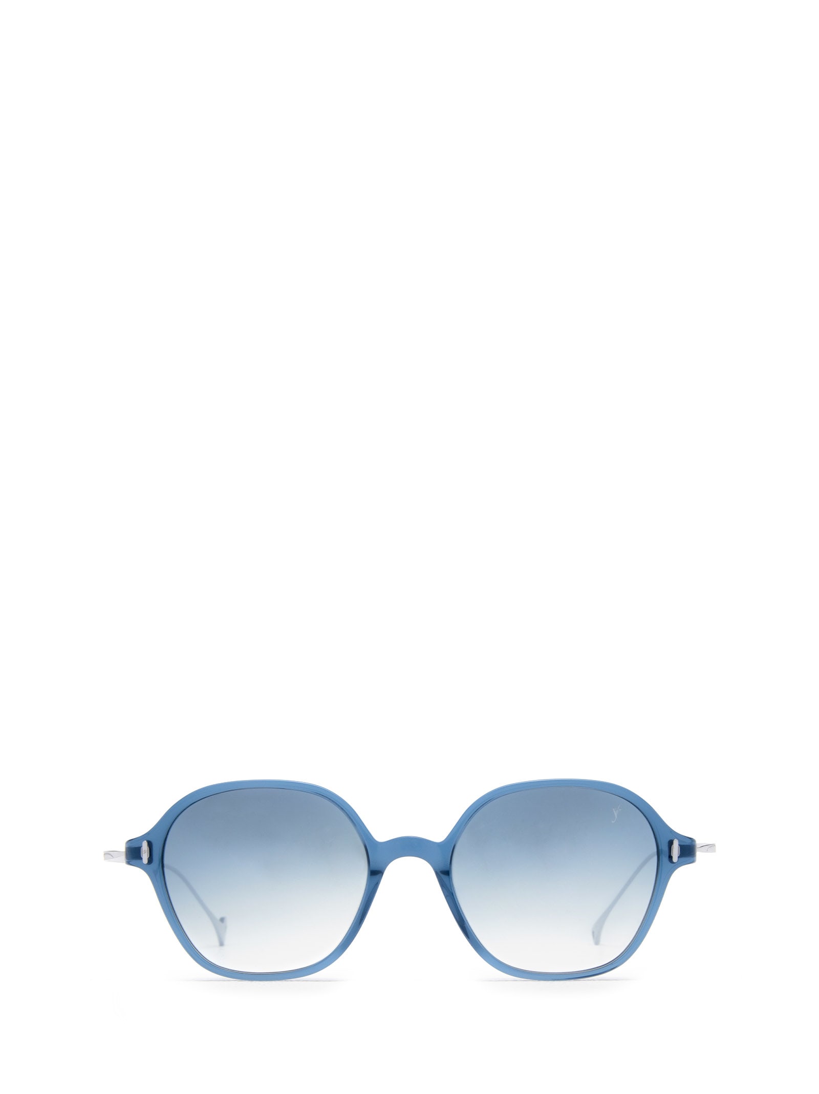 Shop Eyepetizer Windsor Transparent Blue Sunglasses