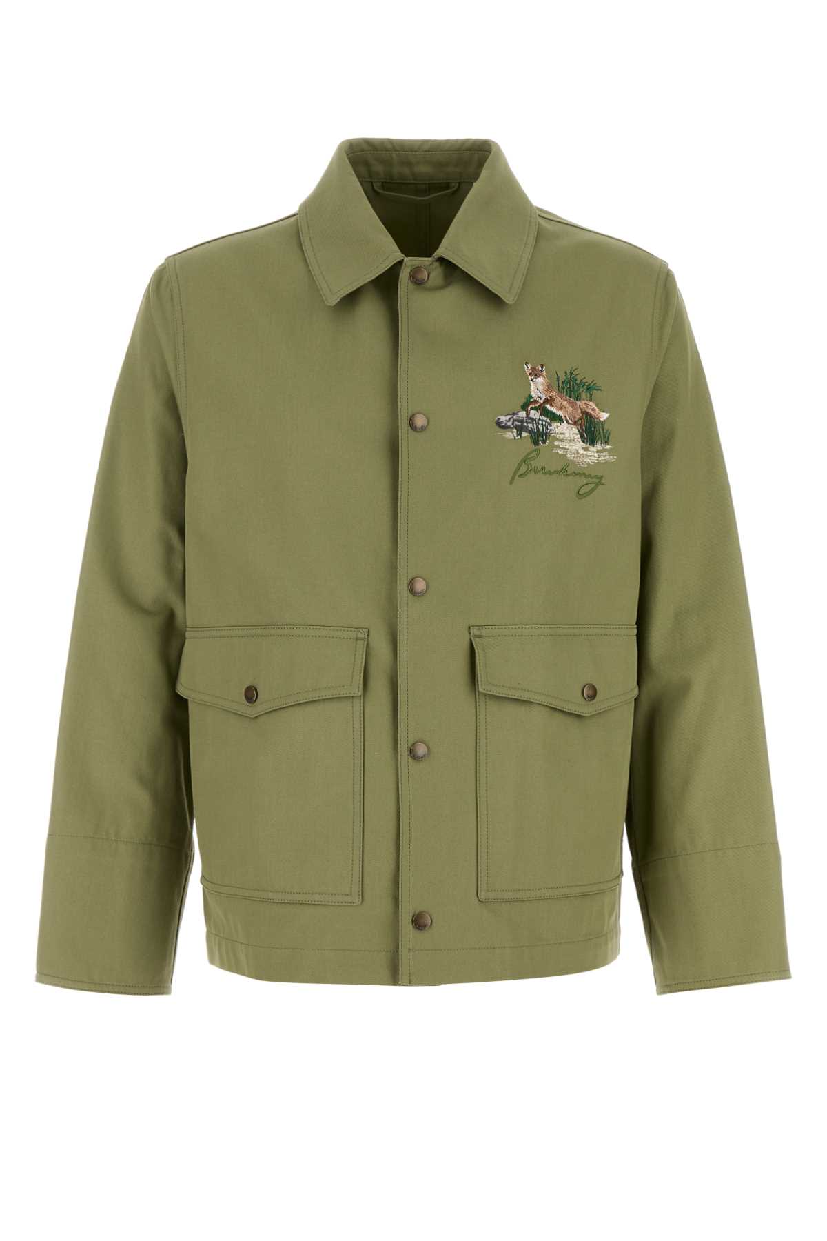Burberry Green Cotton Jacket