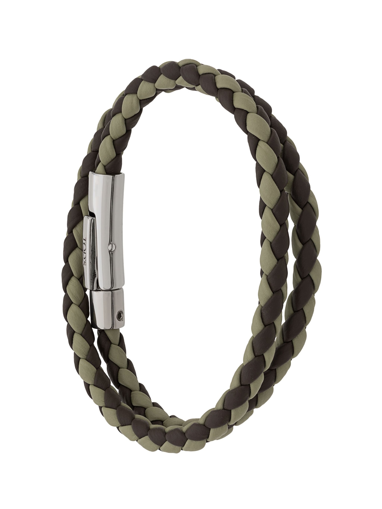 Shop Tod's Bracelet In Green/brown