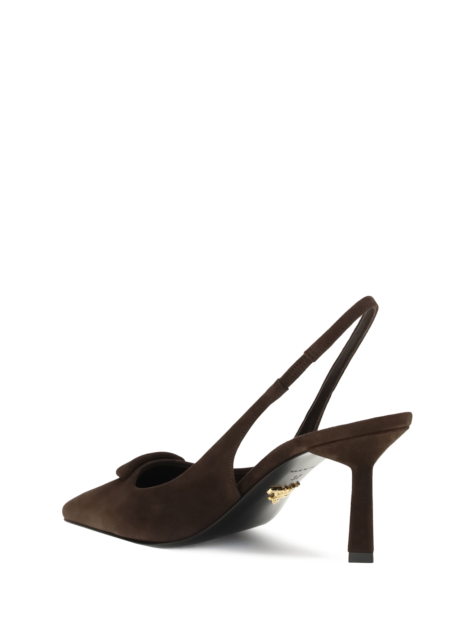 Prada Suede Pointed Toe Stiletto Heel Pumps In Multi