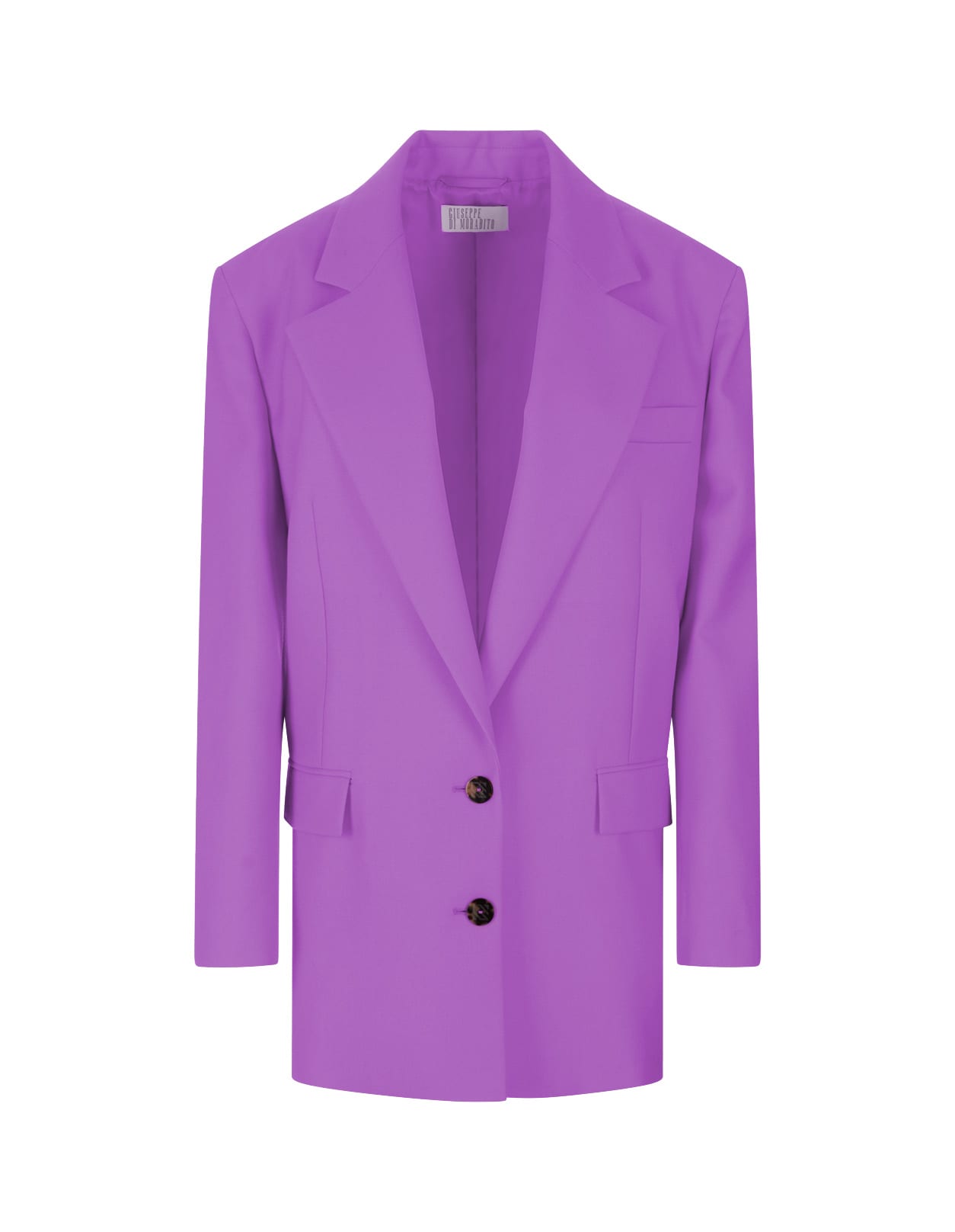Giuseppe di Morabito Woman Single Breasted Blazer In Purple Wool