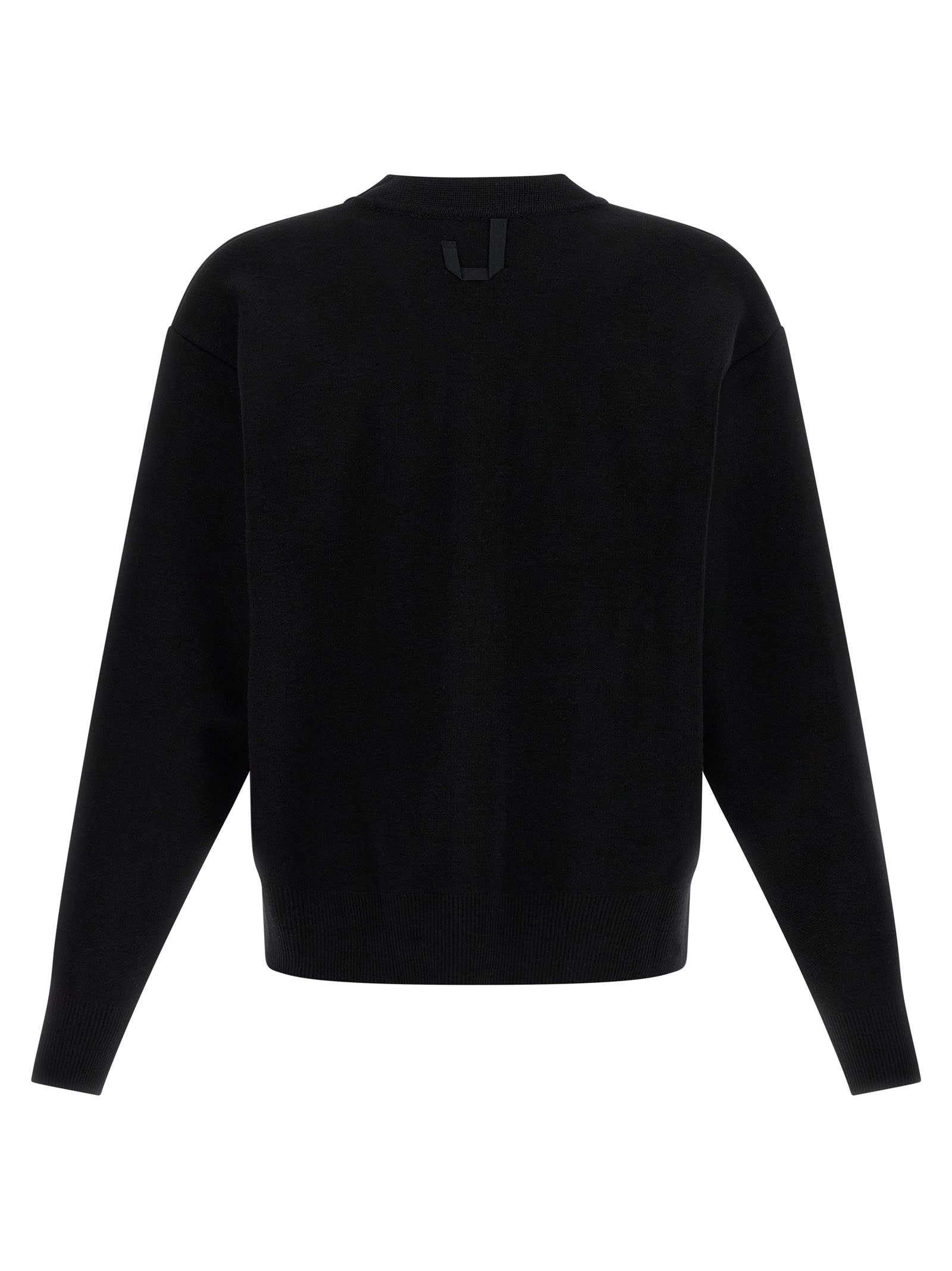 Jacquemus Le Cardigan Doppio Sweaters And Cardigans Black In Black