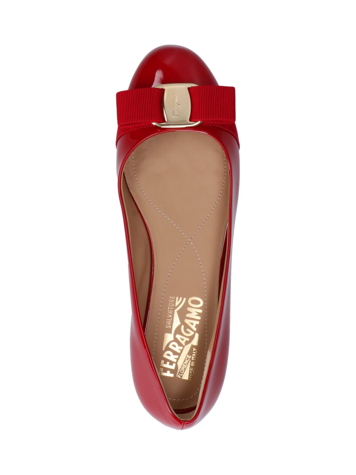 Ferragamo Varina Flat Ballerina Shoes
