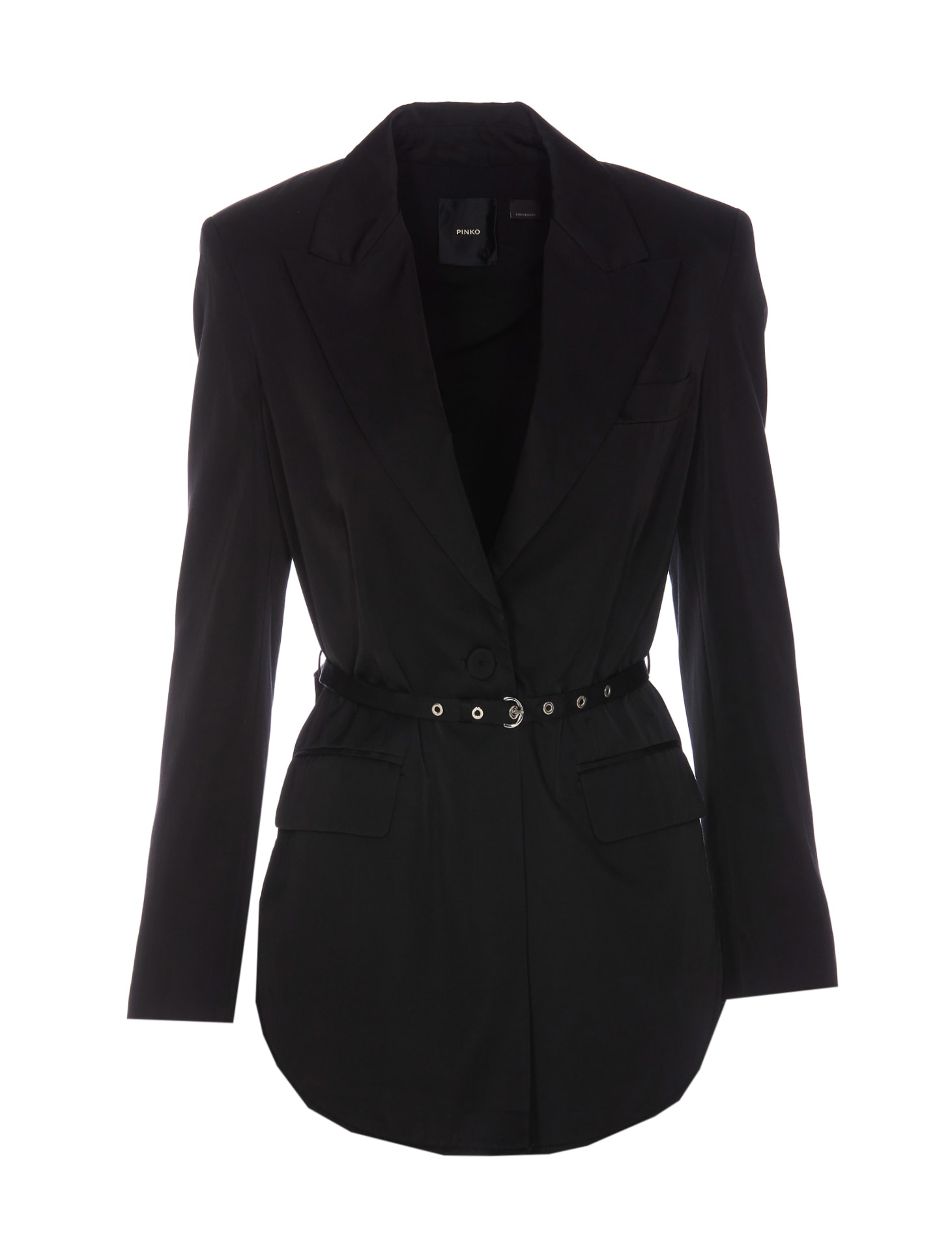 Shop Pinko Goldeneye Blazer In Nero