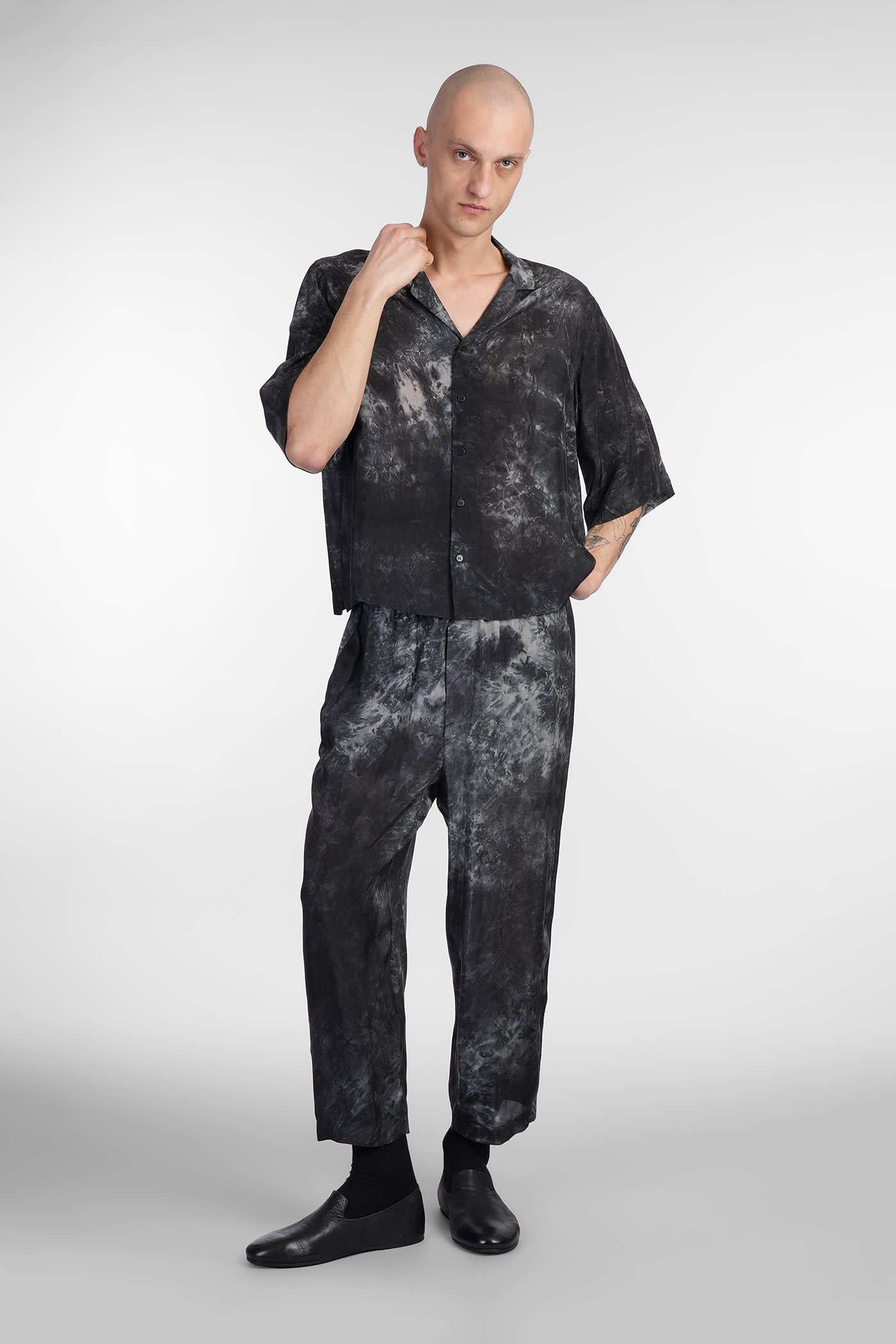Sapio N 42l Pants In Black Polyamide Polyester In Black