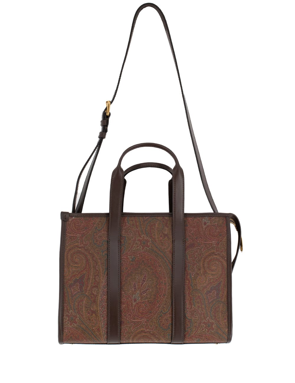 Shop Etro Bauletto In Brown