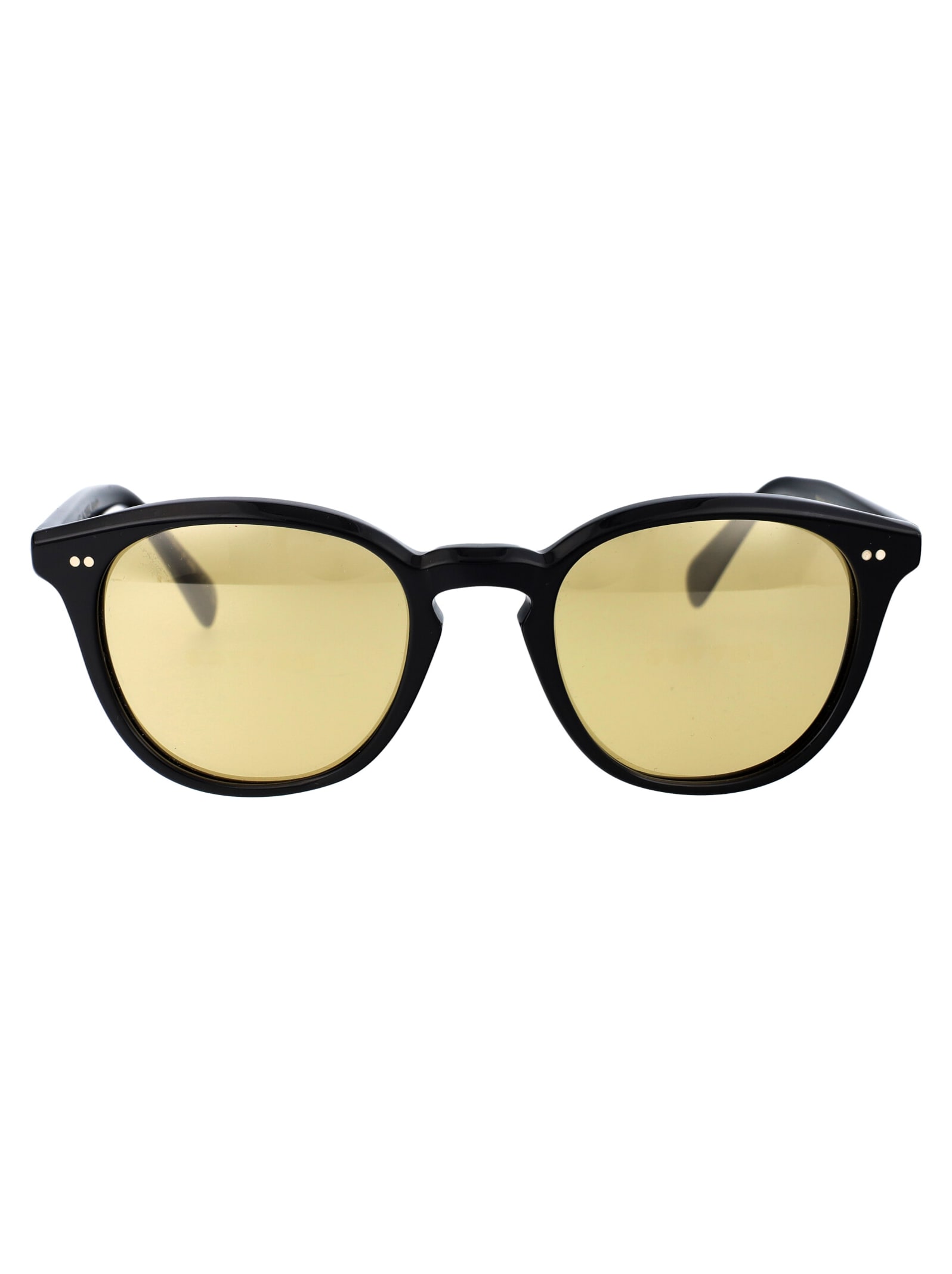 Shop Oliver Peoples Desmon Sun Sunglasses In 10050f Black