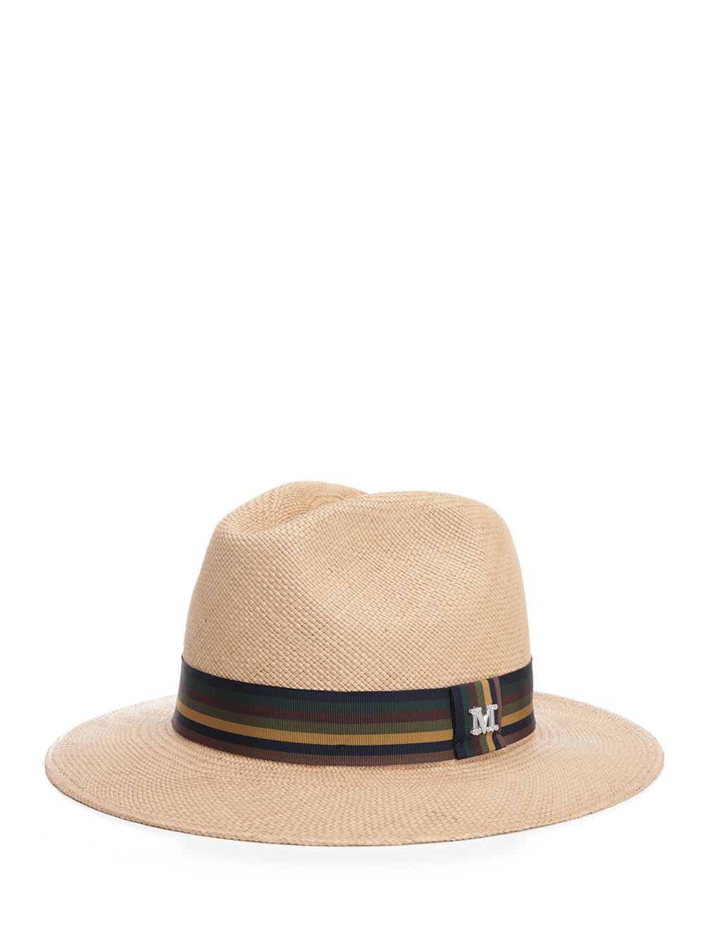 Max Mara Rodesia Panama Hat In Neutral