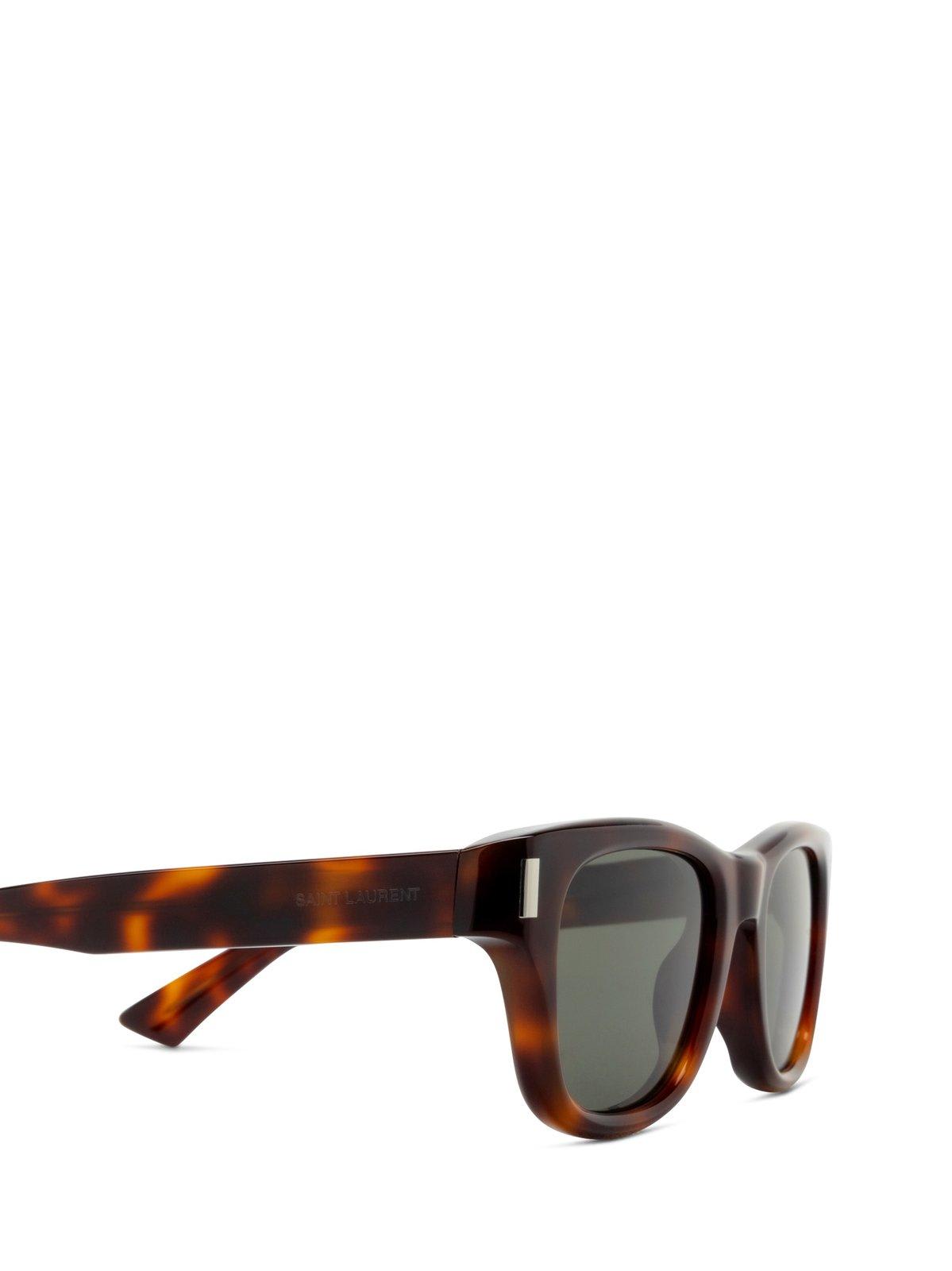 Saint Laurent Oval-frame Sunglasses In 005