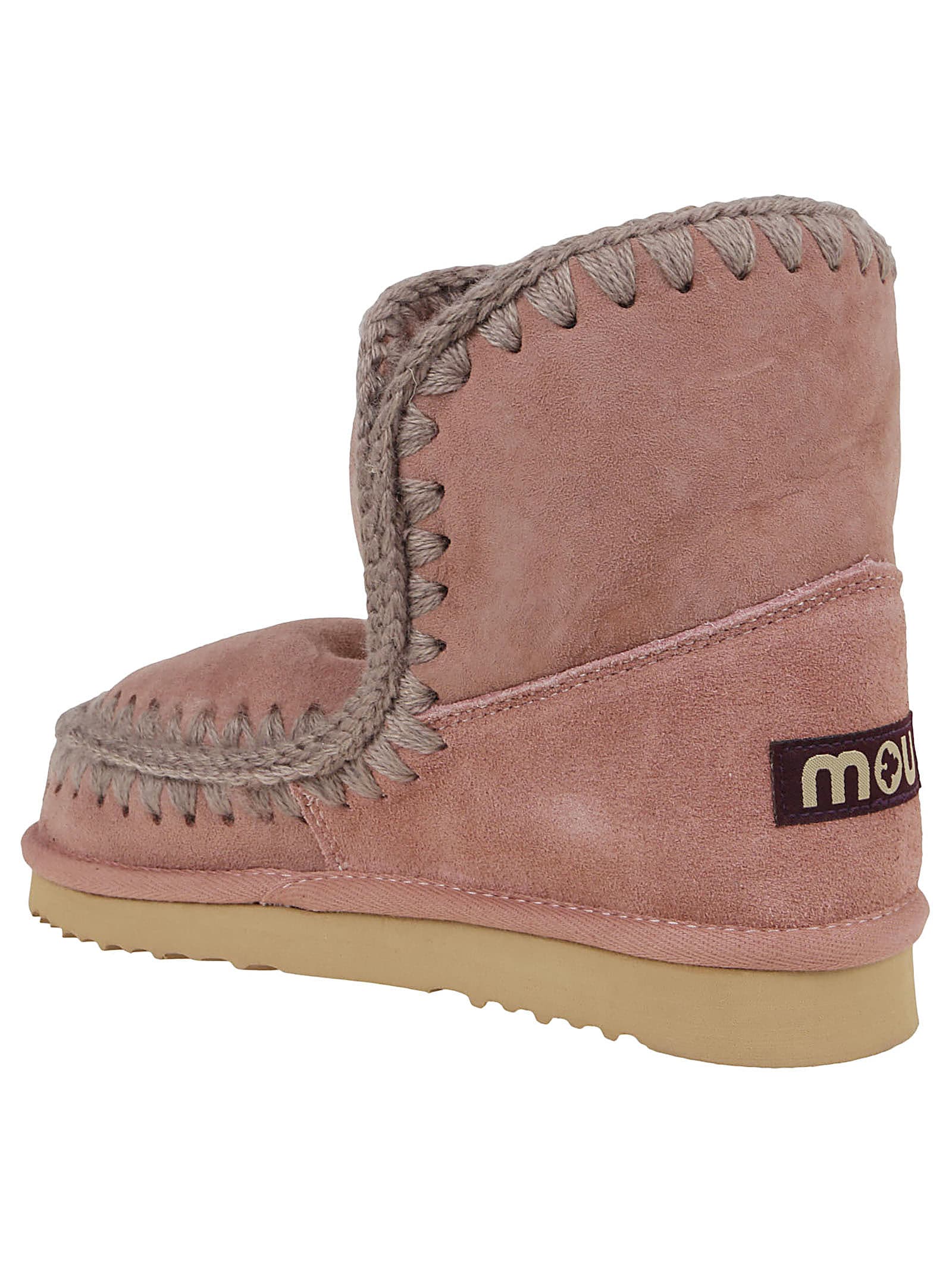 Shop Mou Eskimo Boot 18cm In Dkpin Dark Pink