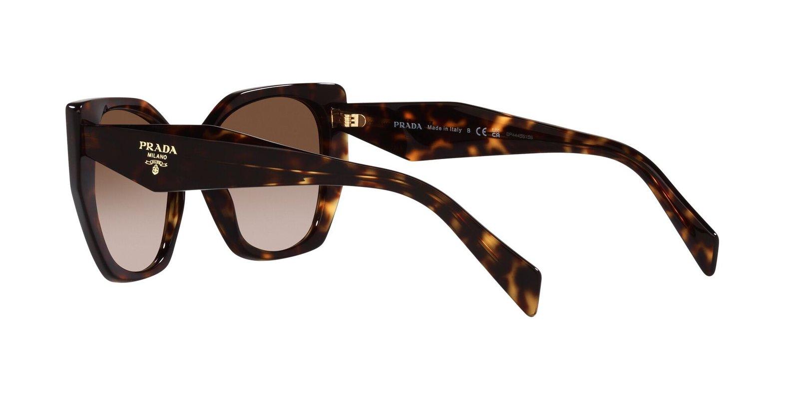 Prada Pr 19zs 2au6s1 55mm Womens Butterfly Sunglasses In 2au6s1