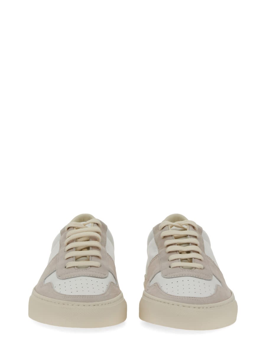 Shop Common Projects Bball Sneaker In Nude