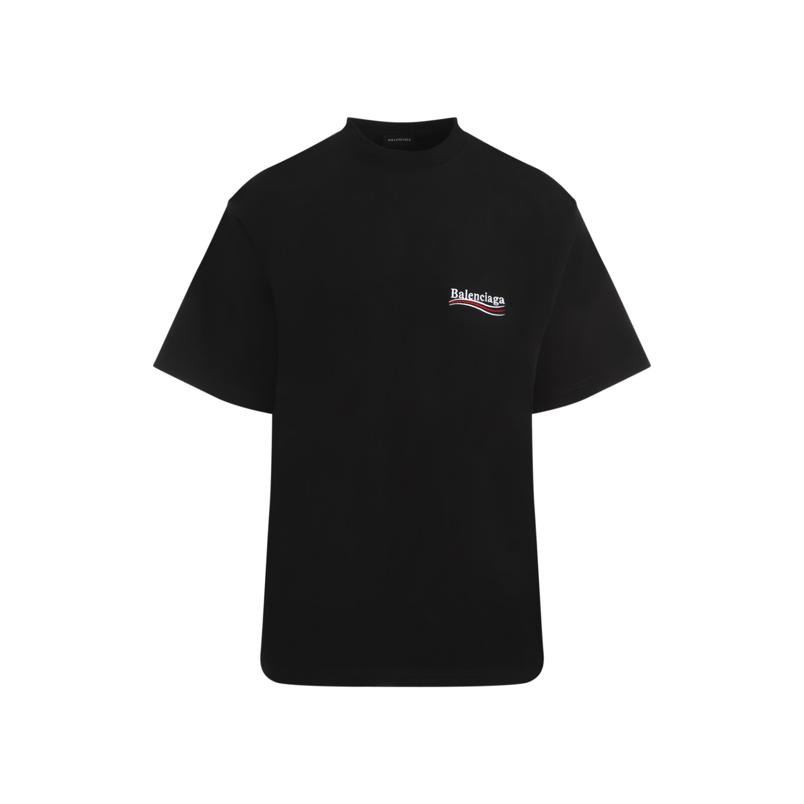 Balenciaga Political Campaign T-shirt In Black