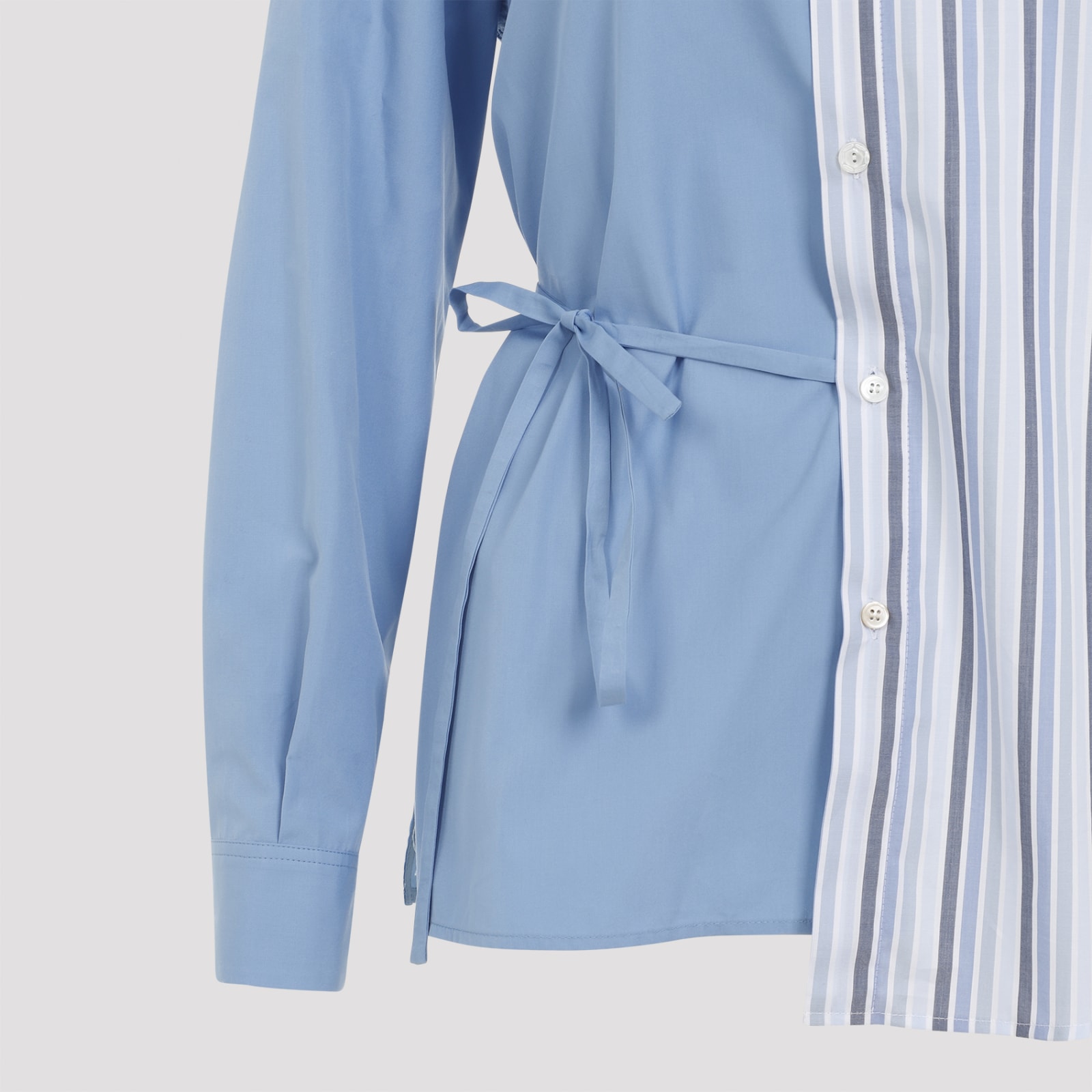 Shop Marni Cotton Shirt In Lake