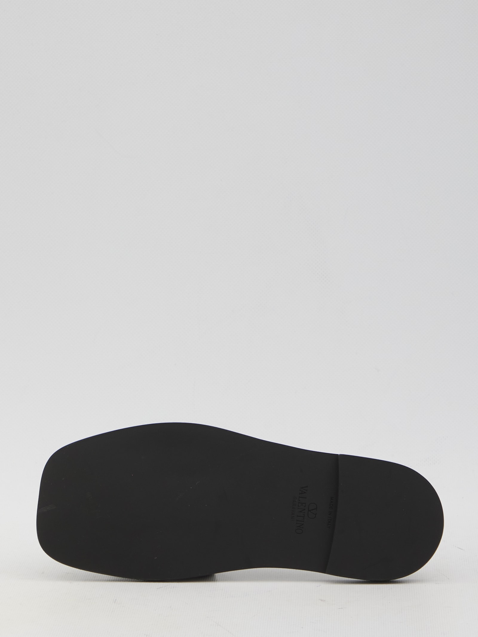 Shop Valentino Superstar Slide Sandals In Black