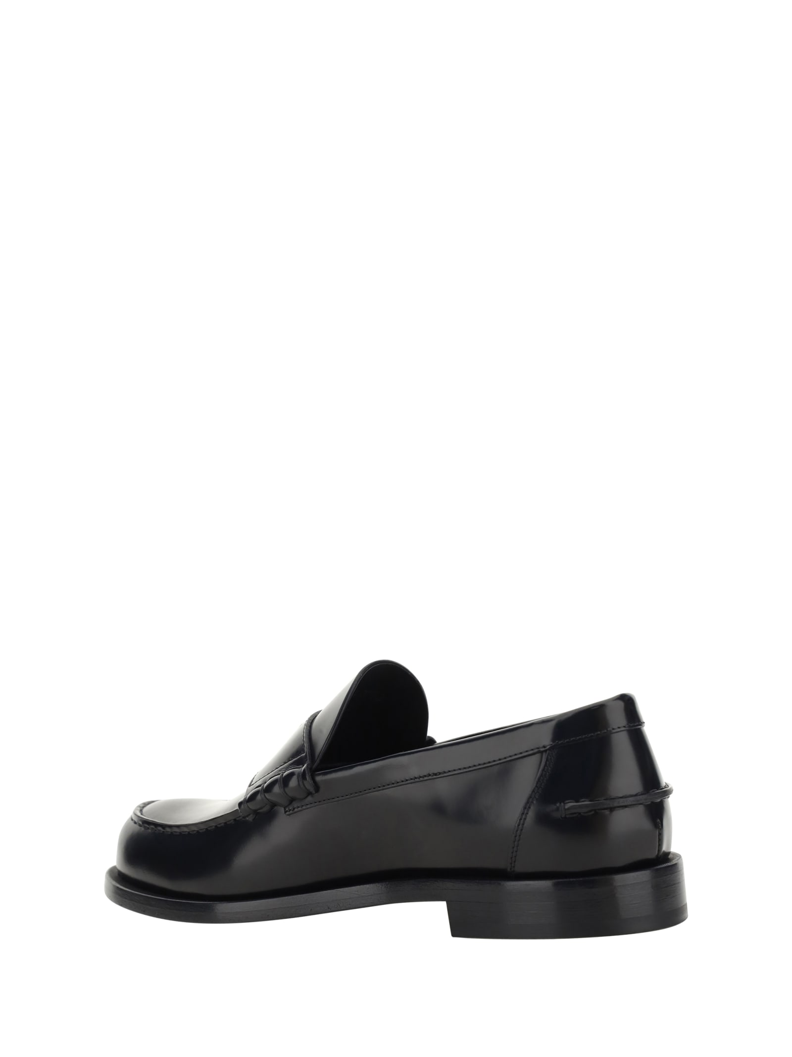 Shop Givenchy Loafers In Nero