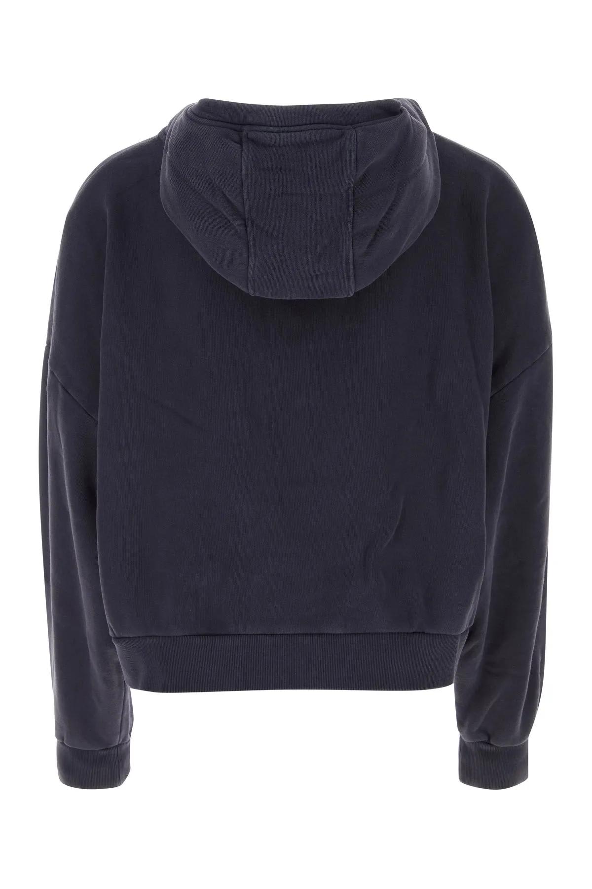 Shop Entire Studios Midnight Blue Cotton Oversize Sweatshirt